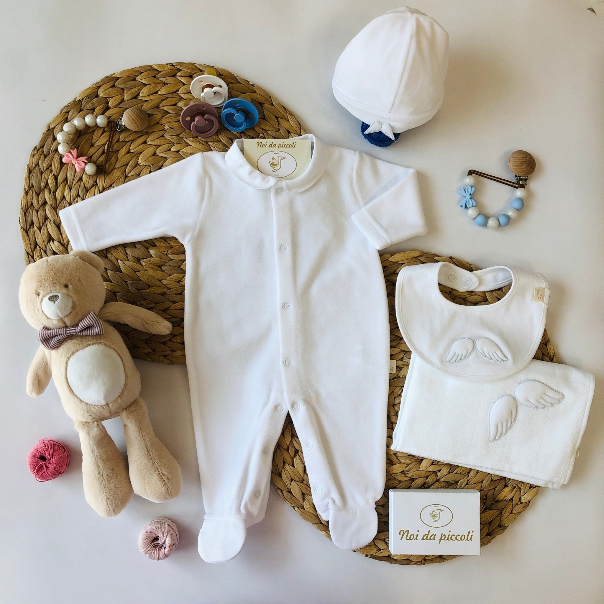 TUTINA IN CINIGLIA BABY ANGEL BIANCO - Noi da piccoli