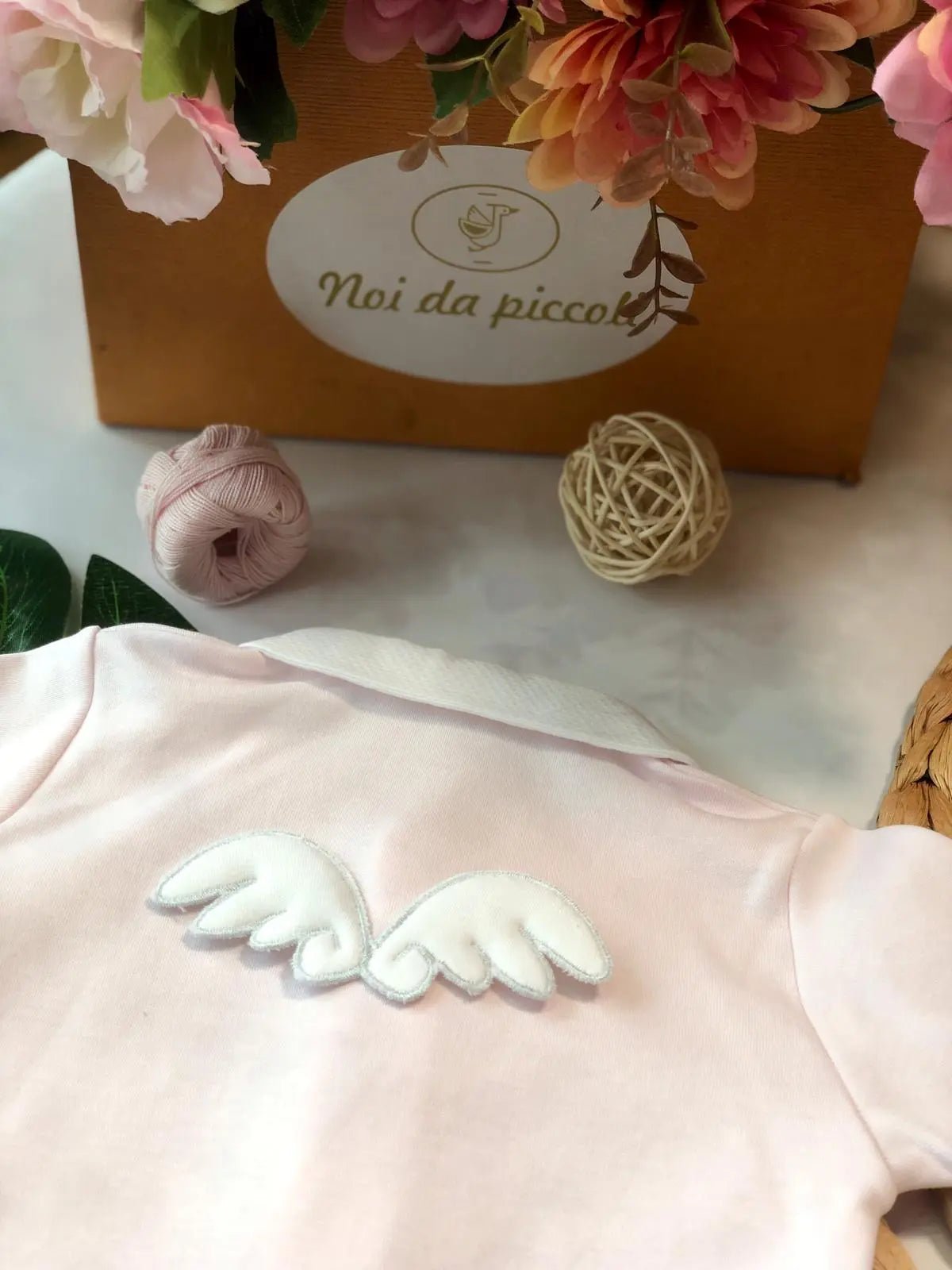 TUTINA ROSA ANGEL CON ALETTE MORBIDE - Noi da piccoli