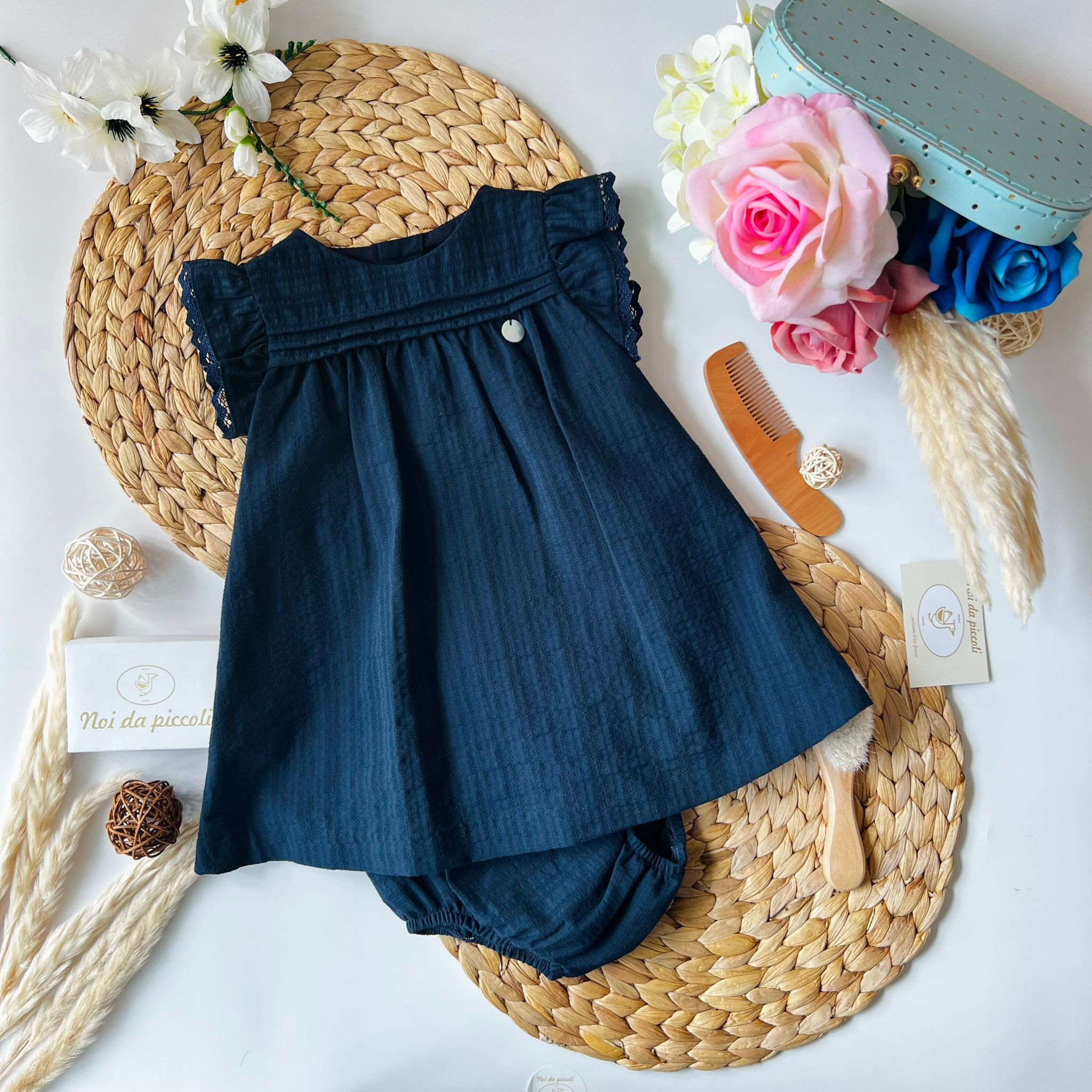 VESTINA BLUE CON CULOTTINA - Noi da piccoli