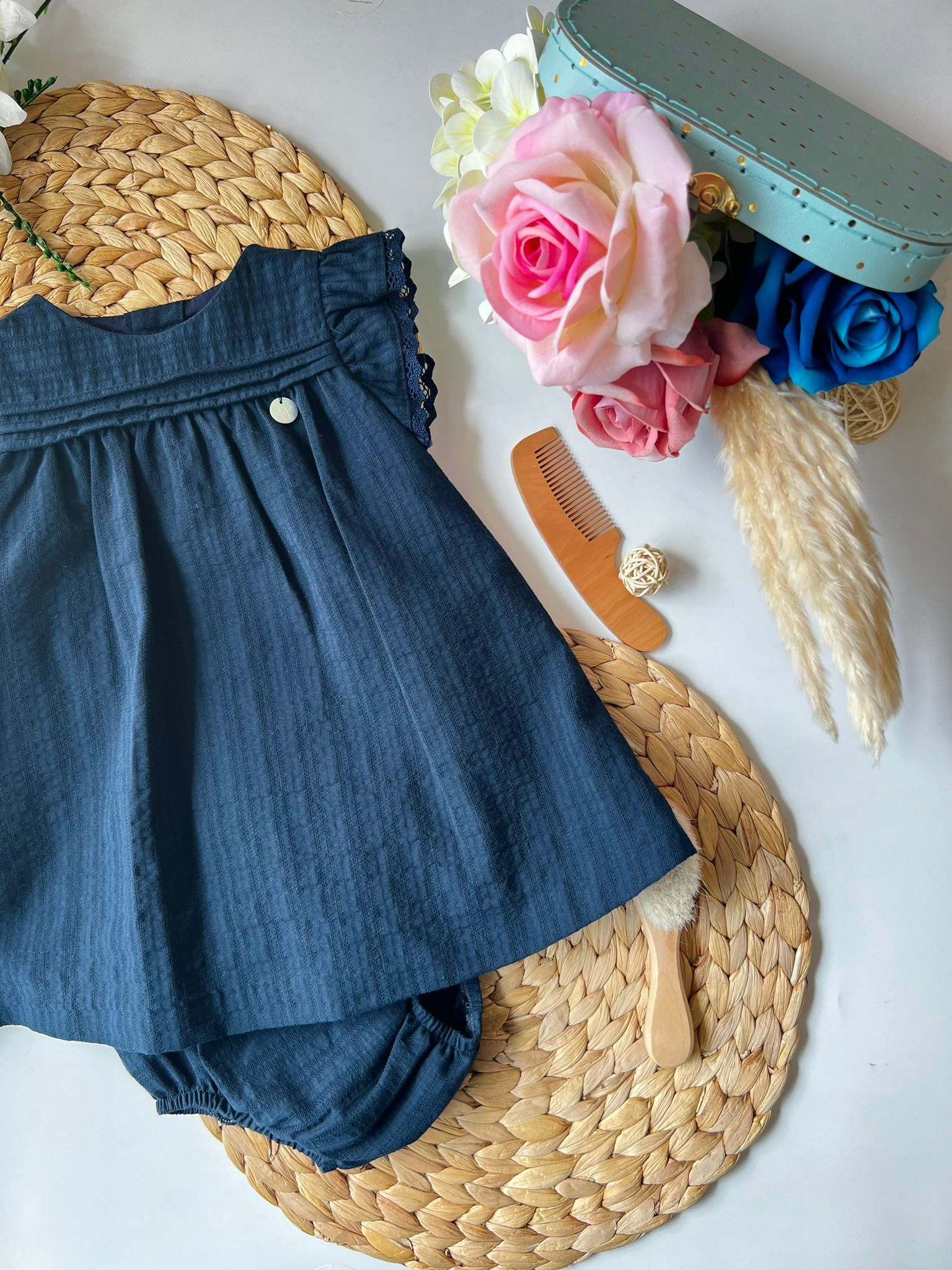 VESTINA BLUE CON CULOTTINA - Noi da piccoli