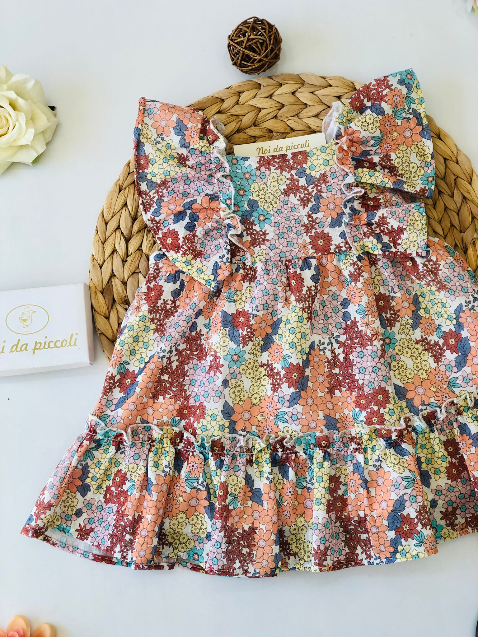 VESTINA FIORI MIX - Noi da piccoli