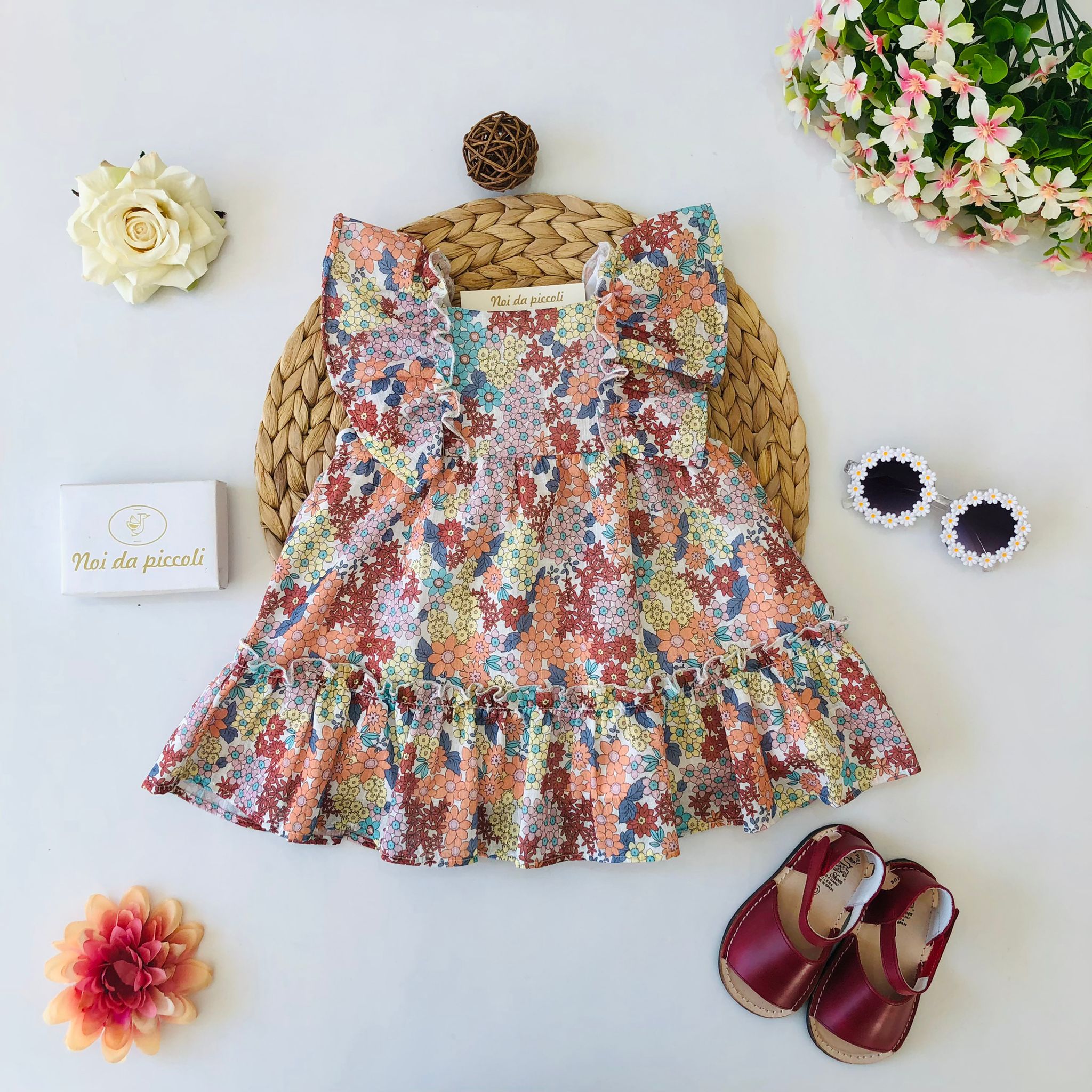 VESTINA FIORI MIX - Noi da piccoli