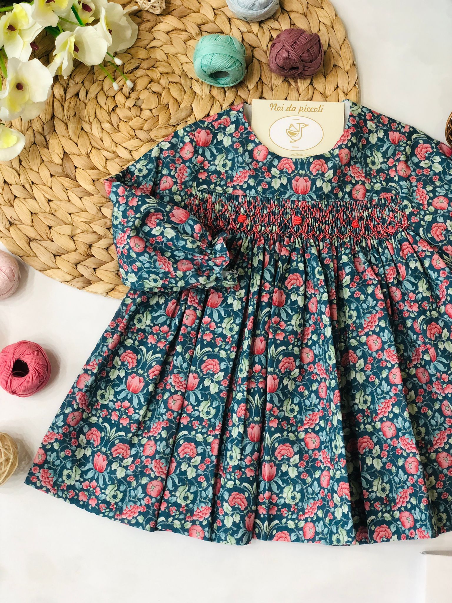 VESTINA MAGNOLIA E PUNTO SMOK - Noi da piccoli