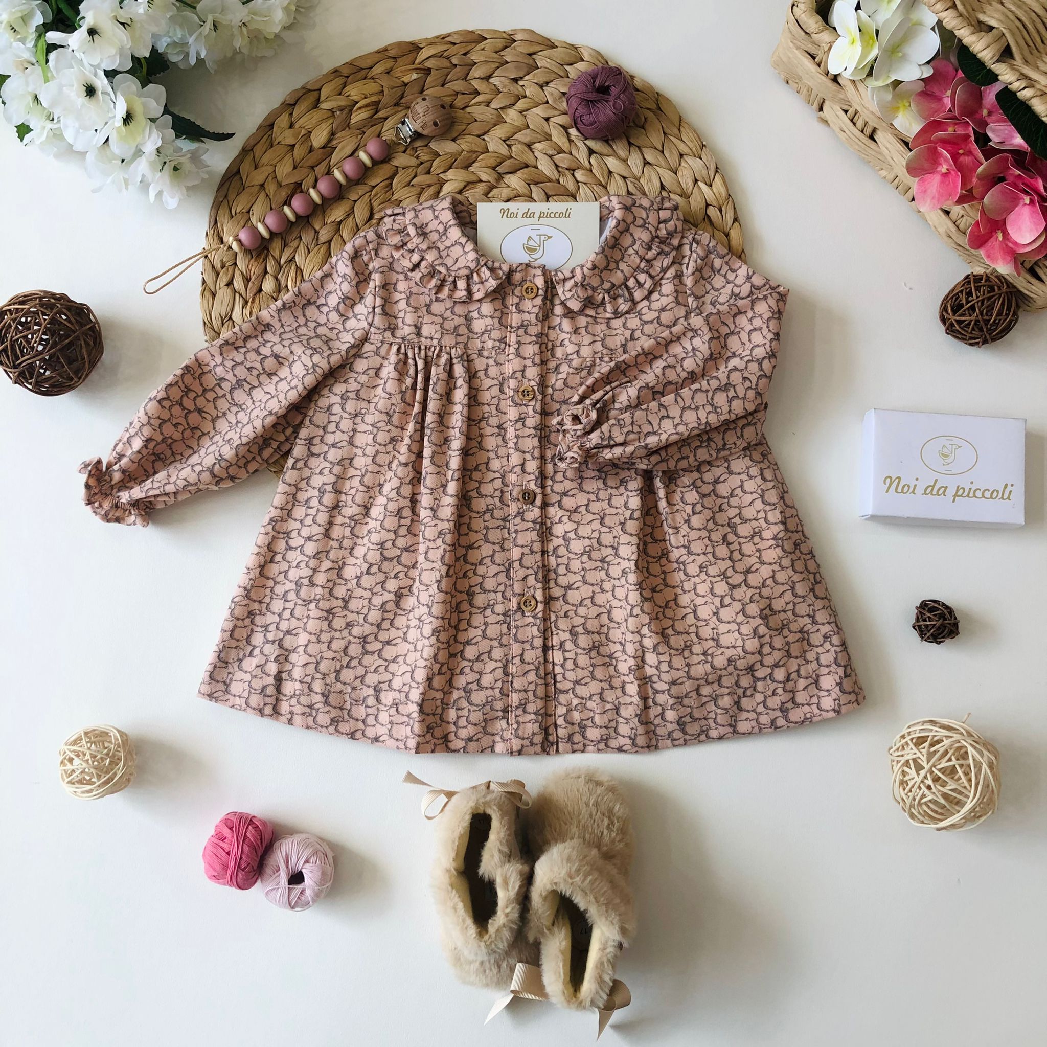 VESTINA ROSA ANTICO FOXY - Noi da piccoli