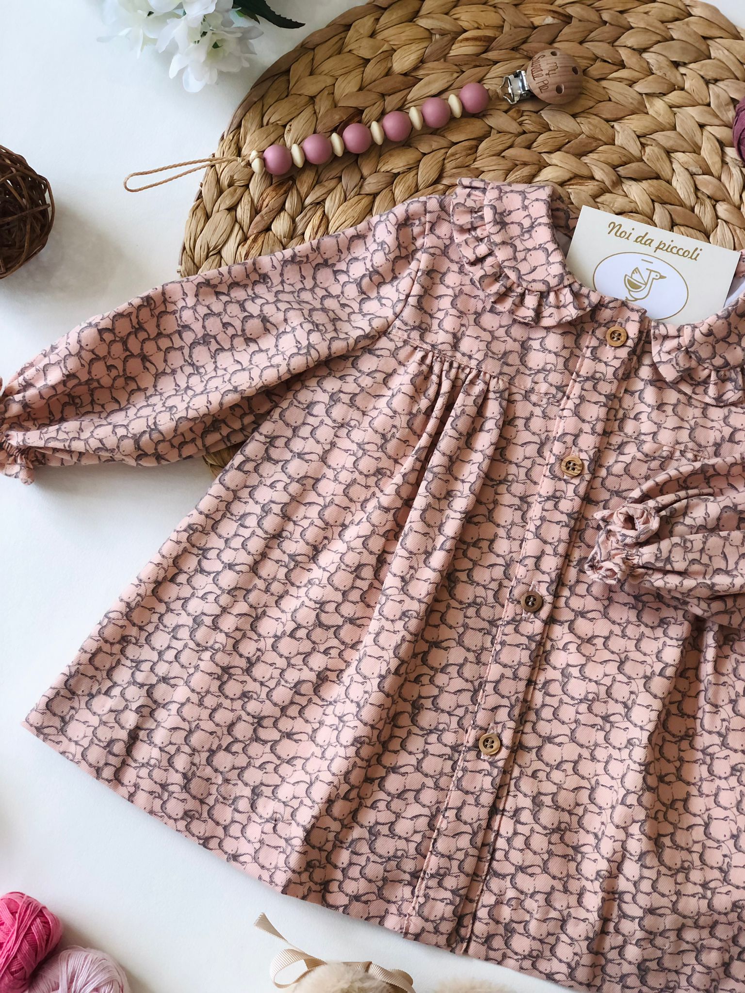 VESTINA ROSA ANTICO FOXY - Noi da piccoli