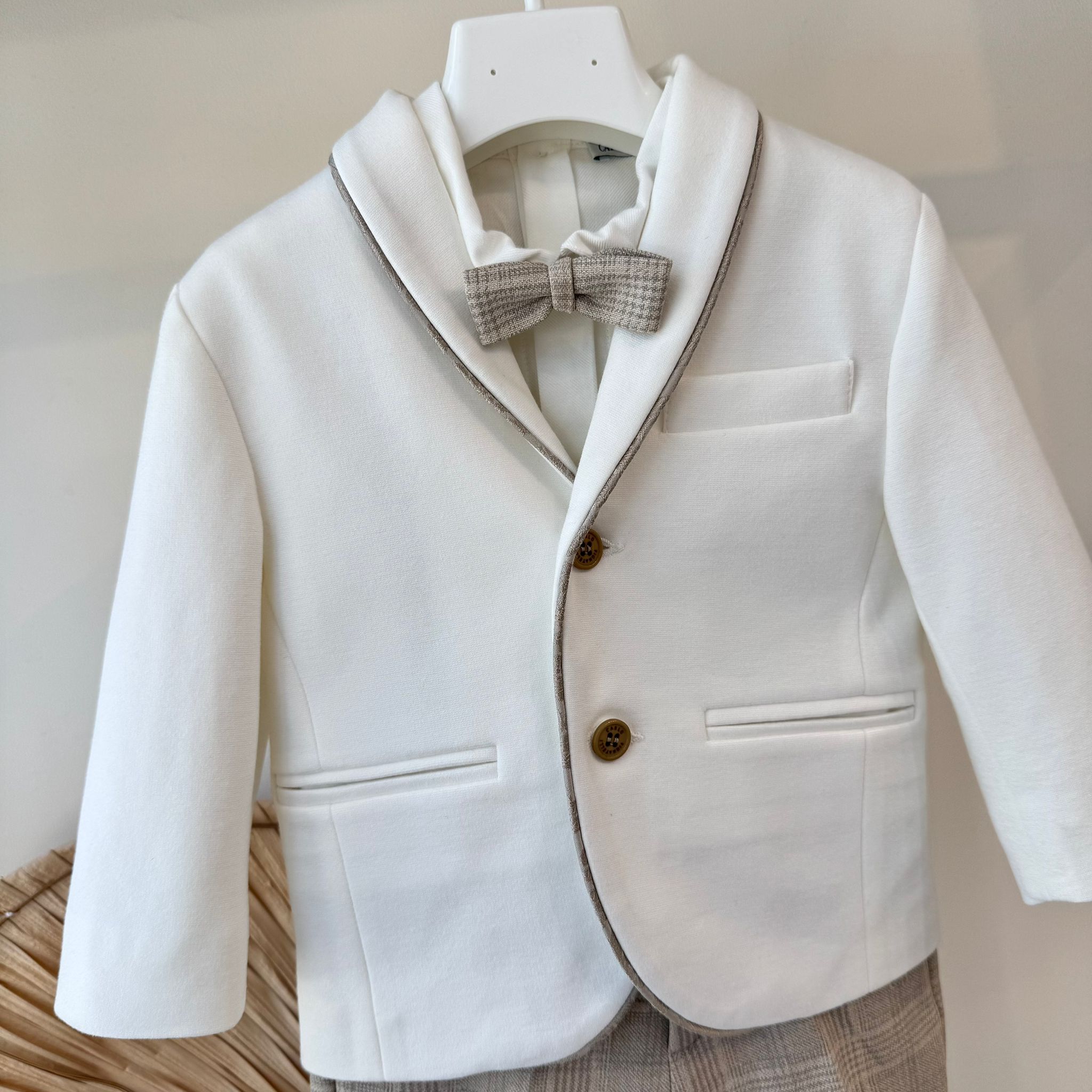 COMPLETO CERIMONIALE  BEIGE