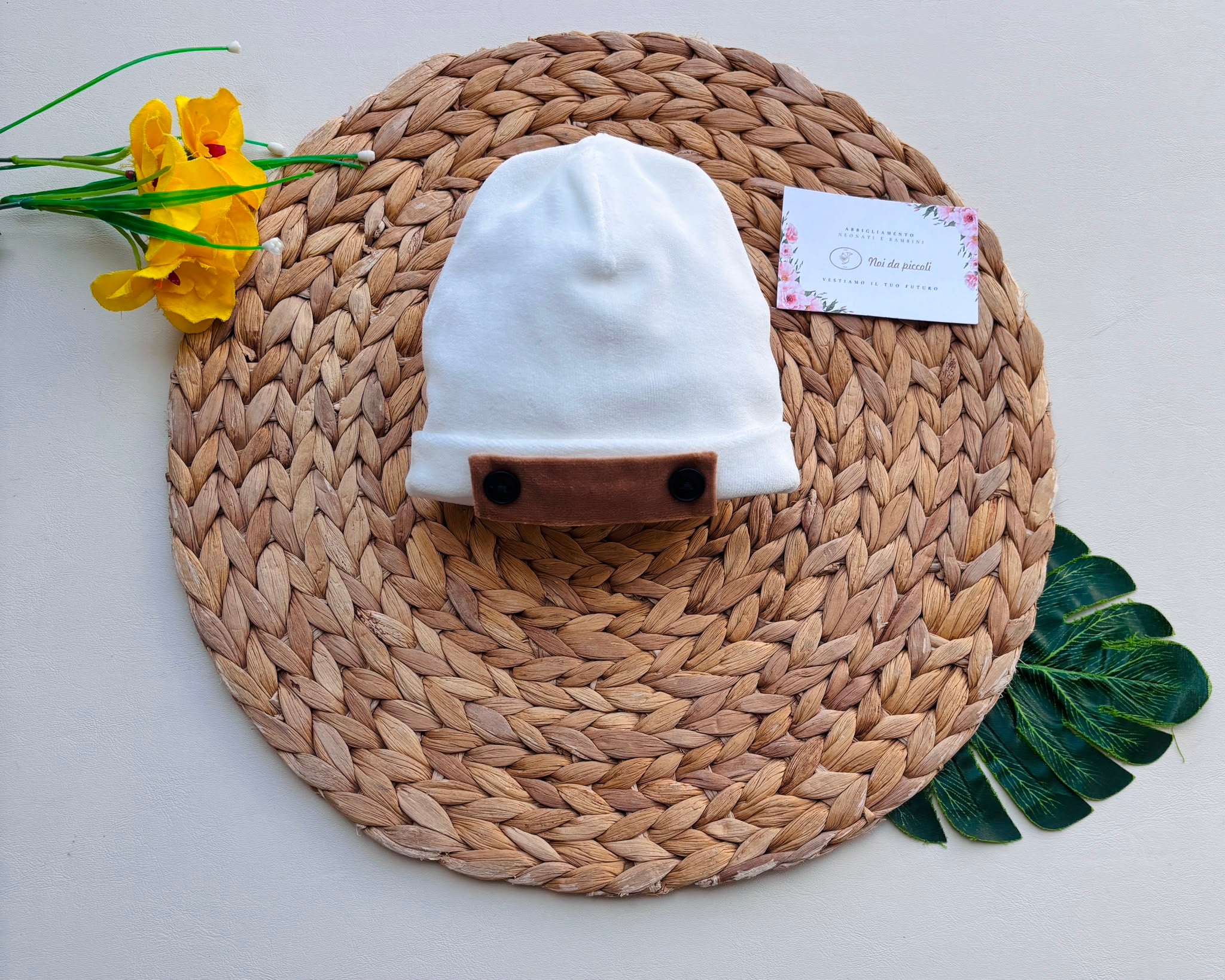 CAPPELLINO CINIGLIA BIANCO