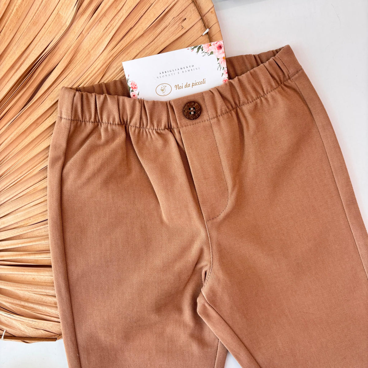 PANTALONE London caldo cotone BEIGE