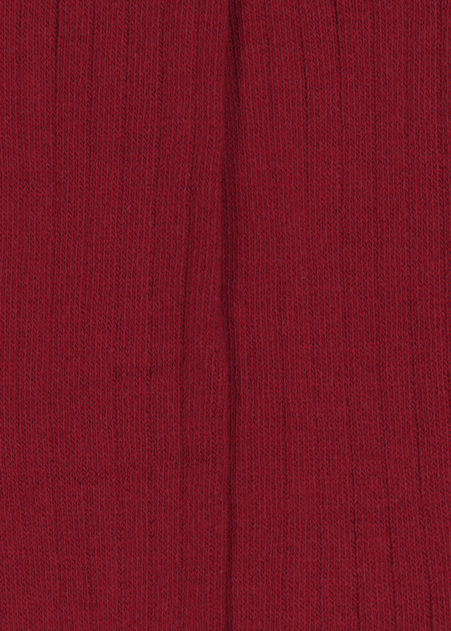 COLLANT ROSSO IN COTONE CALDO