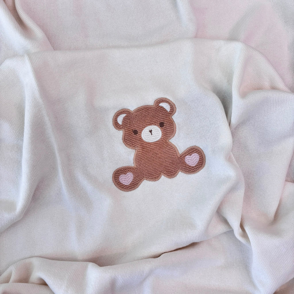 Coperta IN FILATO CALDO ROSA CON TEDDY