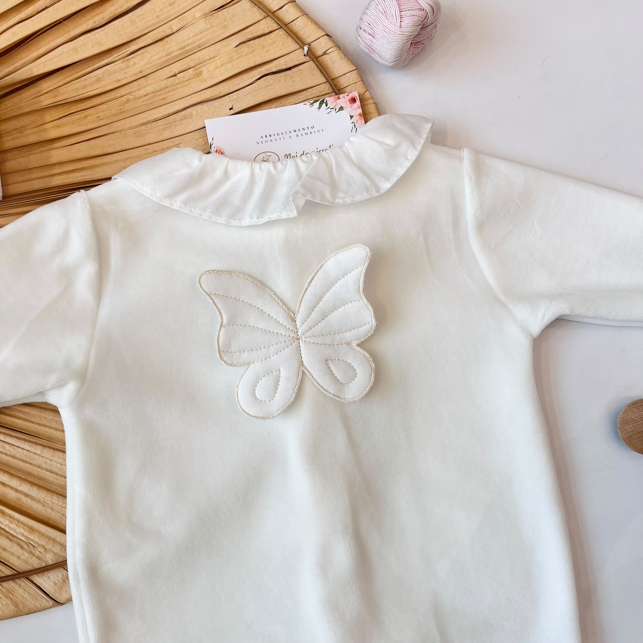TUTINA IN CINIGLIA BUTTERFLY PANNA