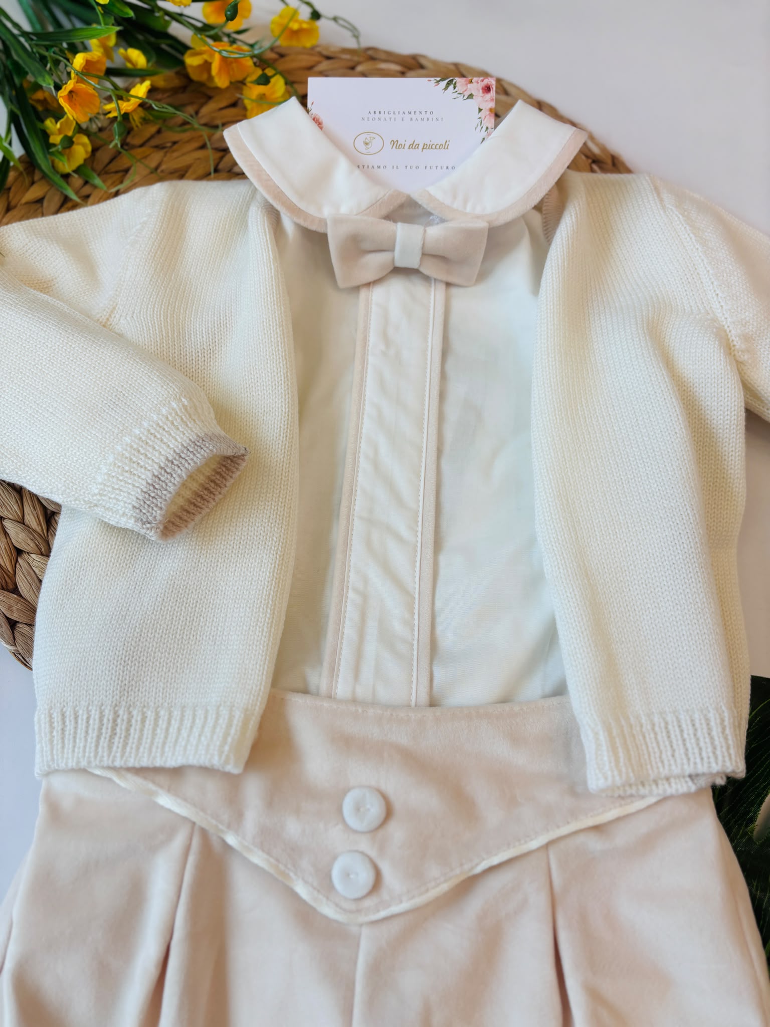 COMPLETO CERIMONIALE  BEIGE