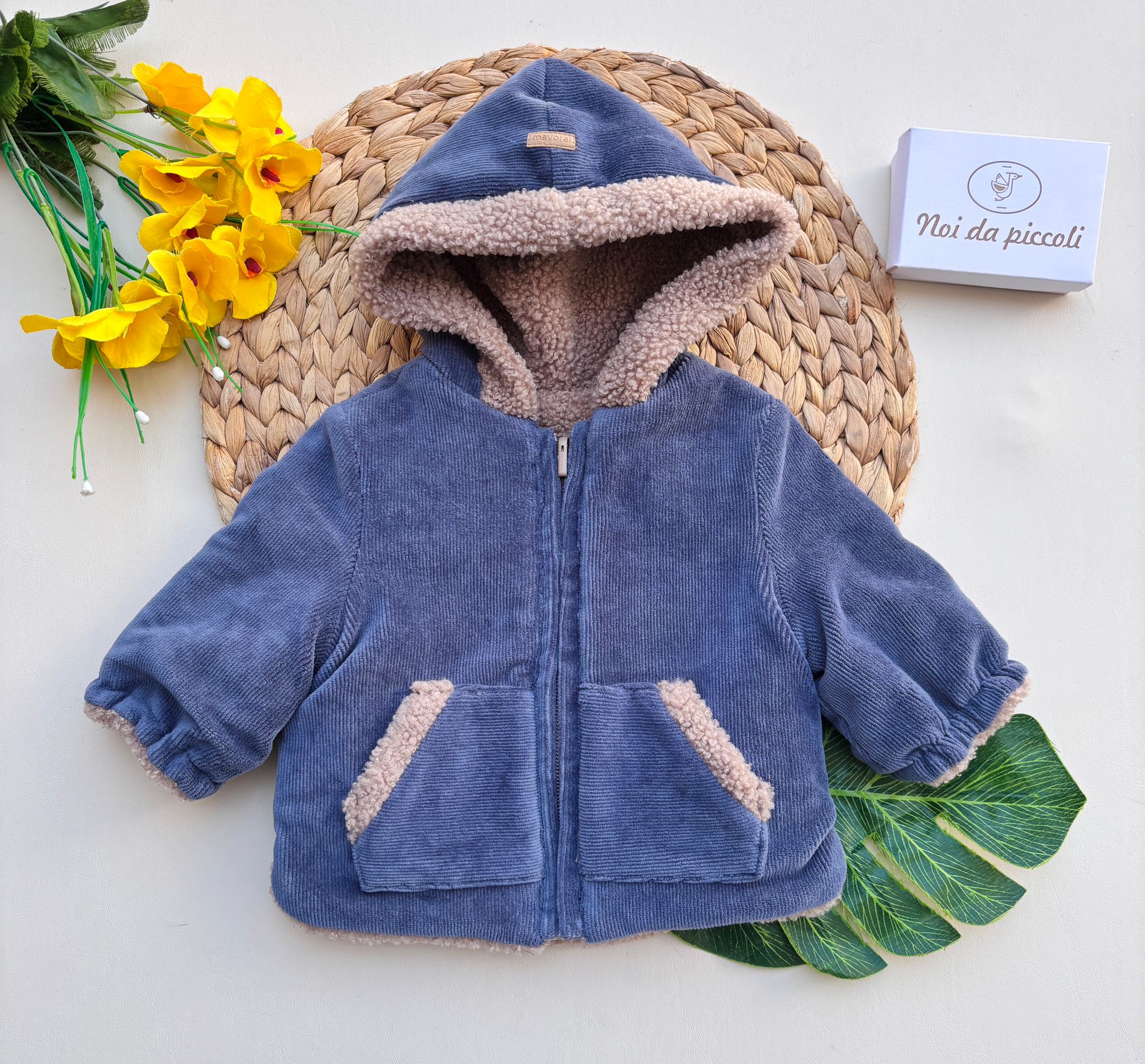 CAPPOTTINO  BLU BEIGE