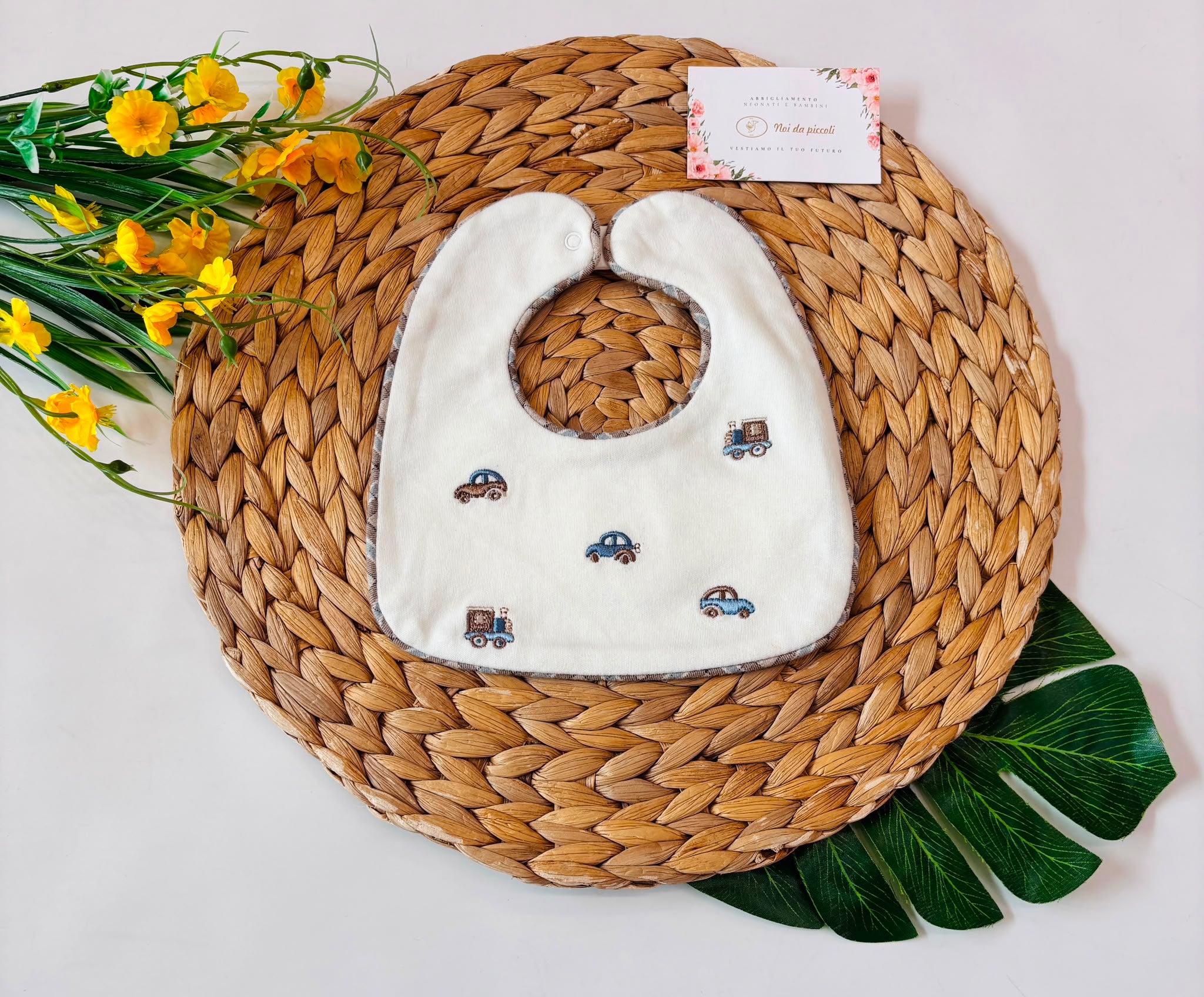 BAVETTA COTONE CALDO BIANCO