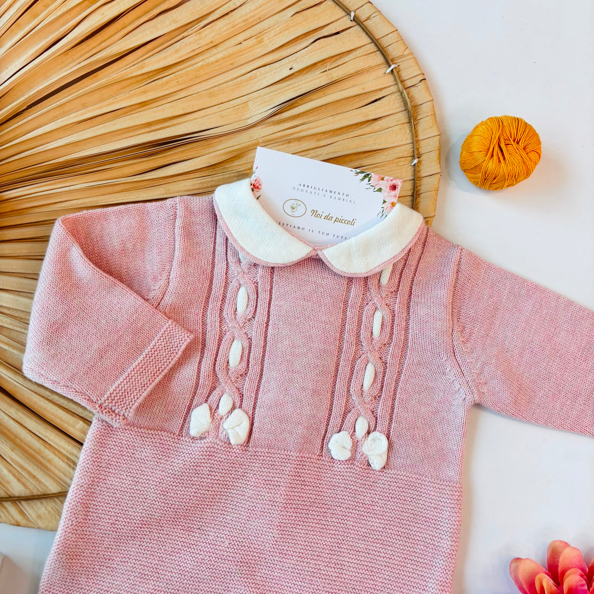 TUTINA IN FILATO CALDO ROSA