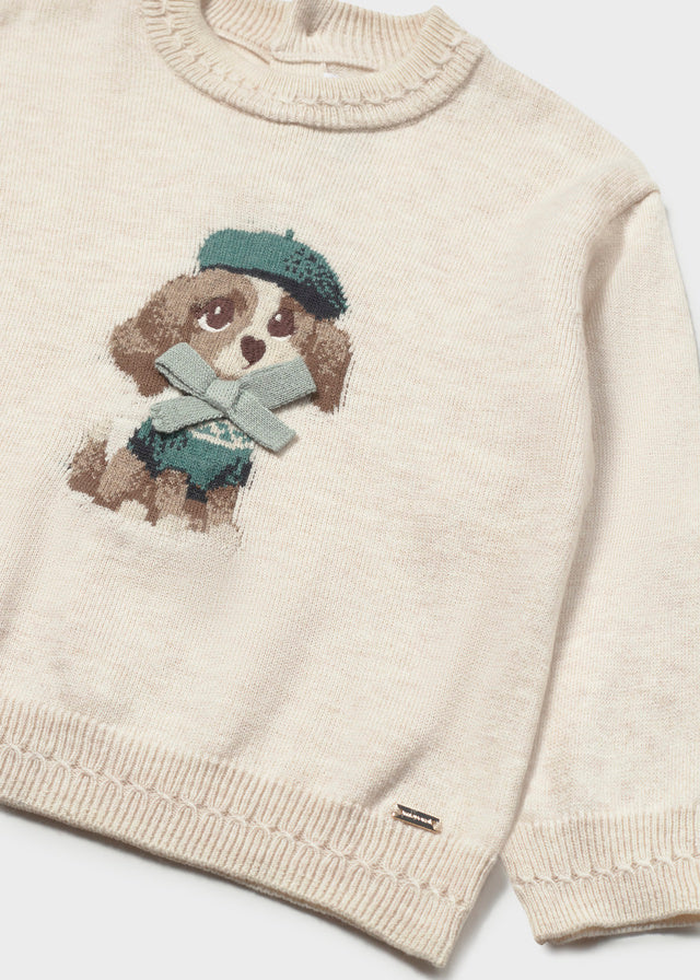 MAGLIONE IN FILATO CALDO BEIGE