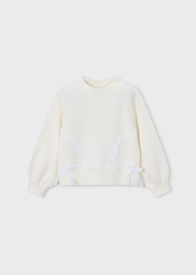 MAGLIONE IN FILATO CALDO CRUDO