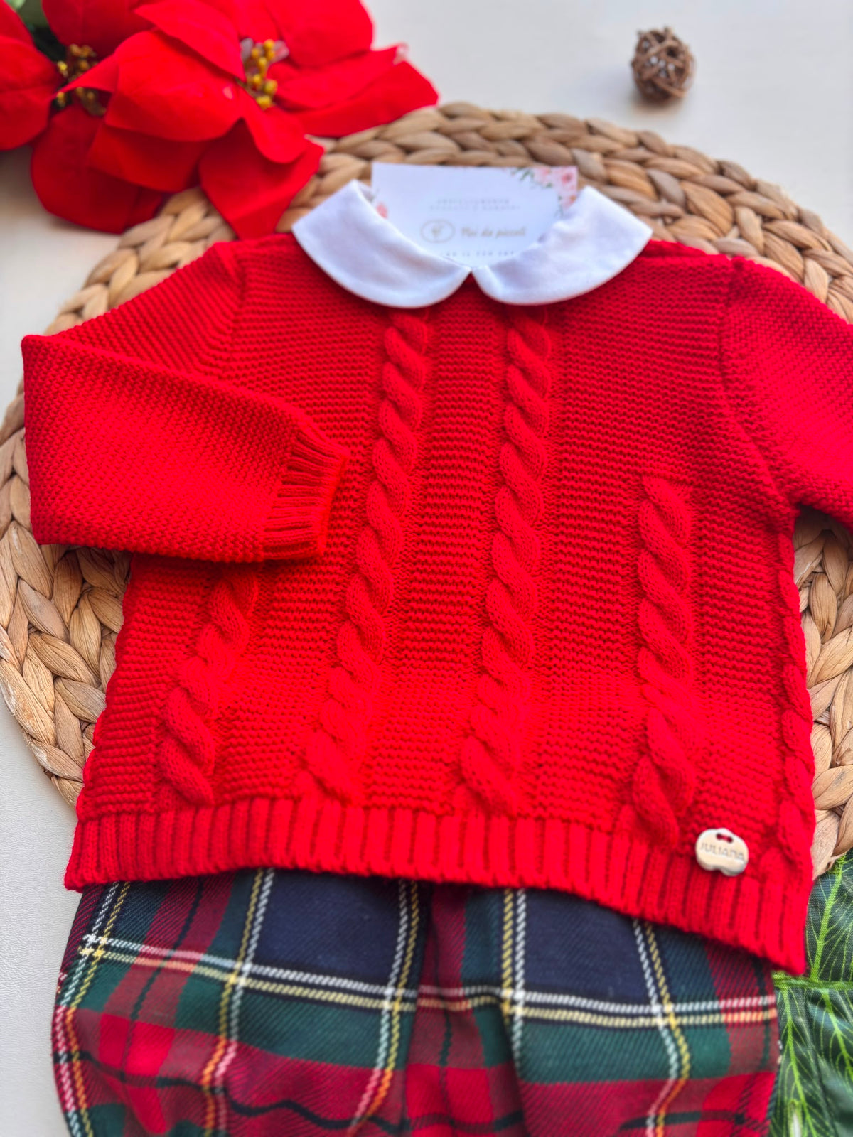 completo 2 pz FILATO CALDO ROSSO