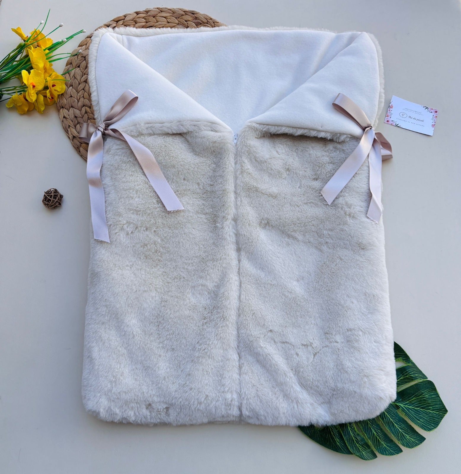 SACCO NANNA IN PELLICCETTA BEIGE