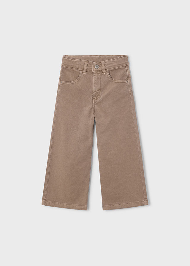 PANTALONE IN COTONE CALDO MOCCA