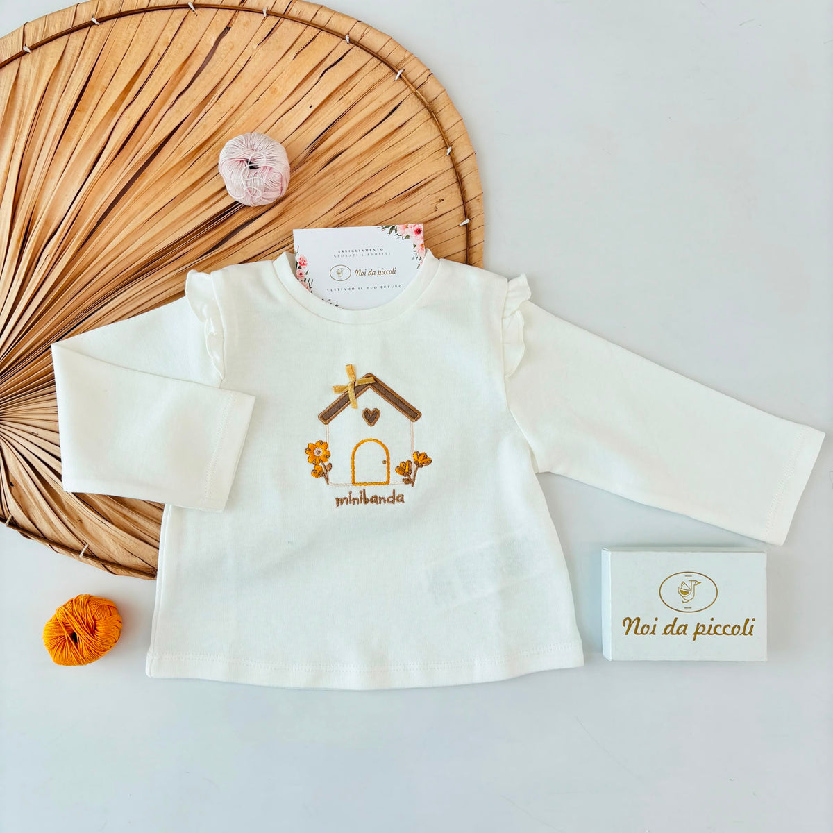 MAGLIA IN COTONE CALDO GIALLO