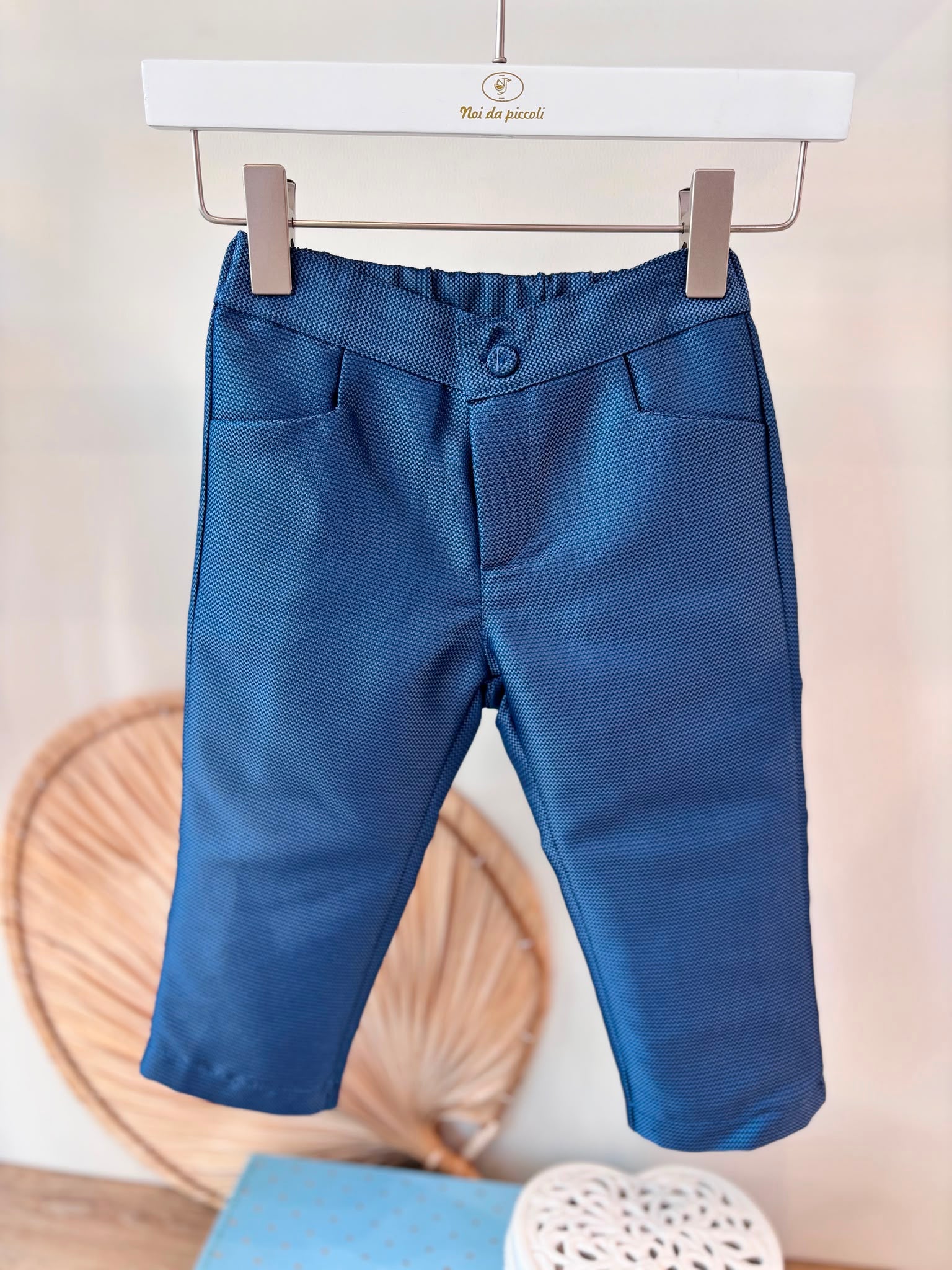COMPLETO CERIMONIALE  BLU E PANNA