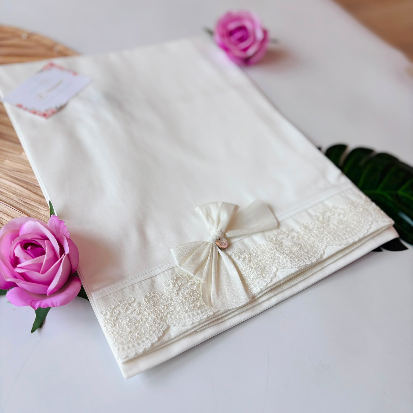 set lenzuola 100 % COTONE PANNA