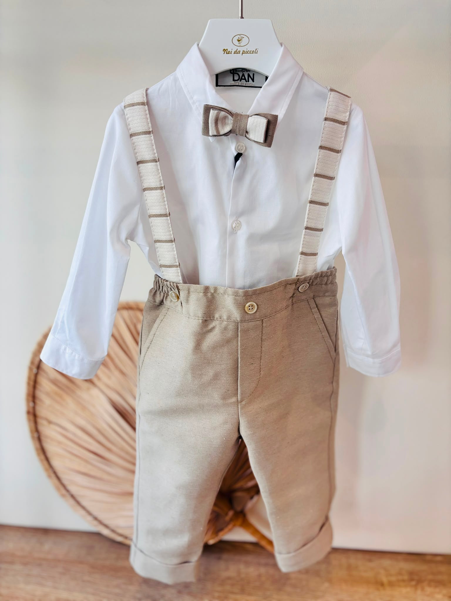 COMPLETO CERIMONIALE  BEIGE
