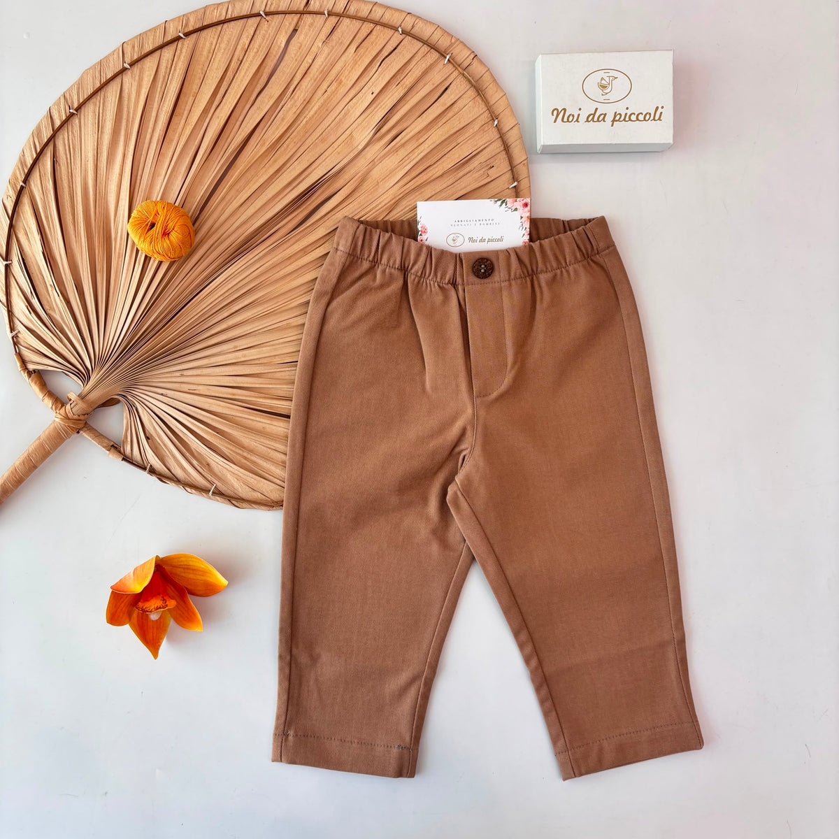 PANTALONE London caldo cotone BEIGE