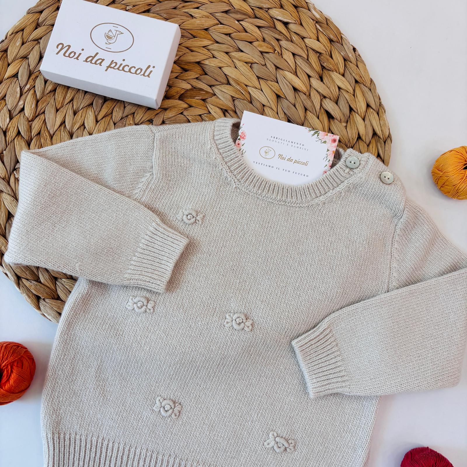MAGLIONE IN CACHEMIRE BEIGE