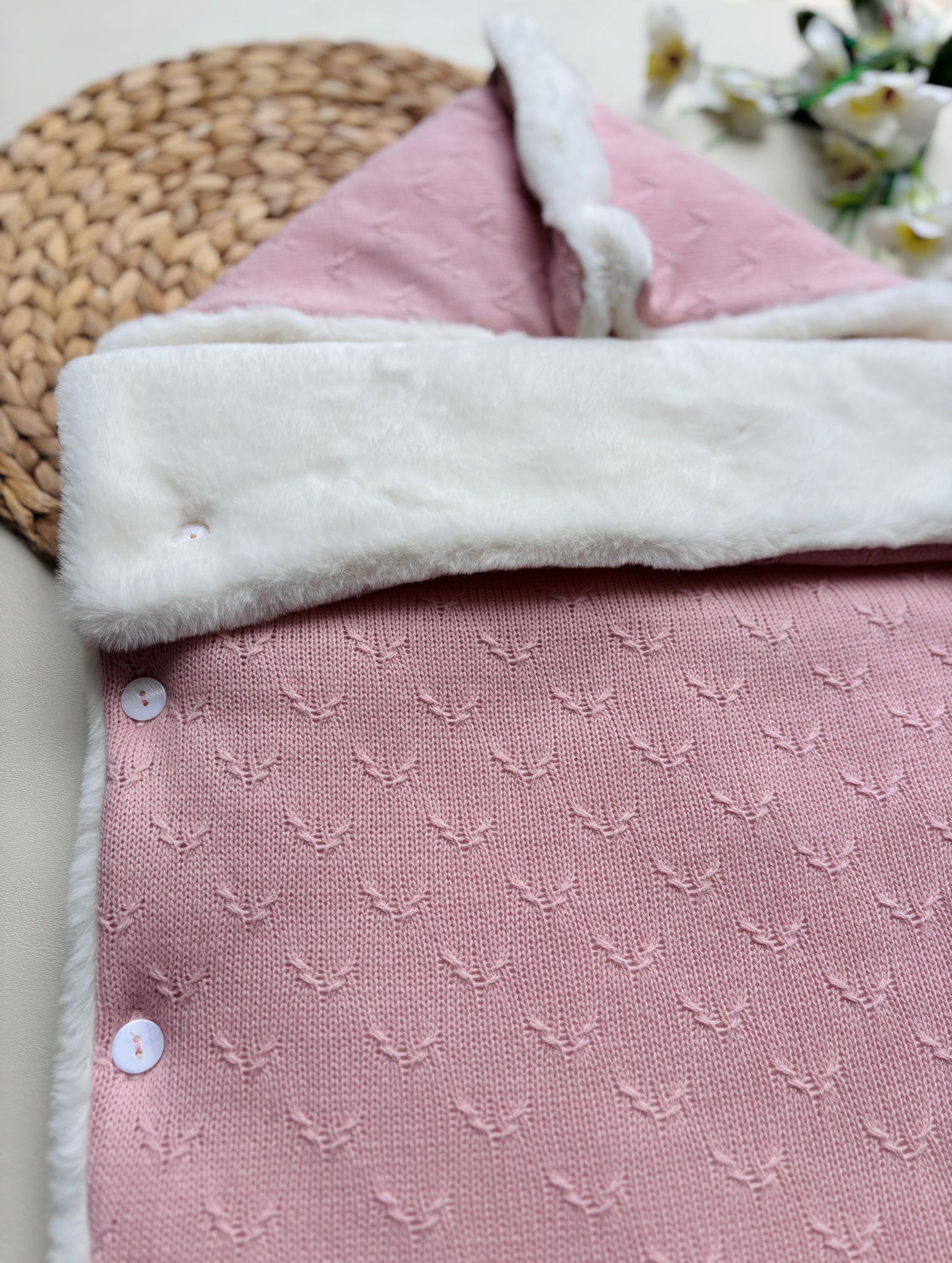 SACCO NANNA FILATO CALDO ROSA