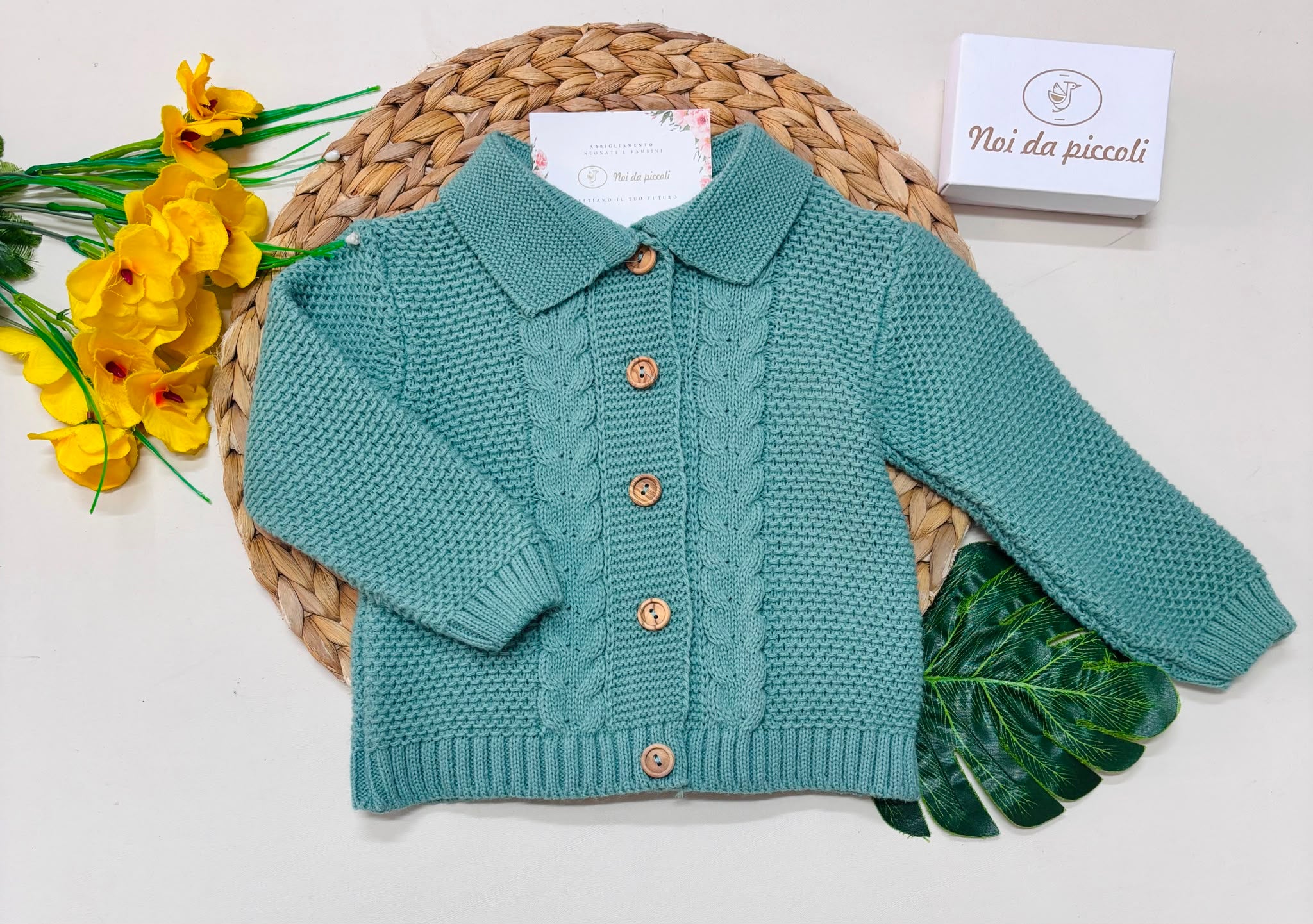 GOLFINO FILATO CALDO VERDE