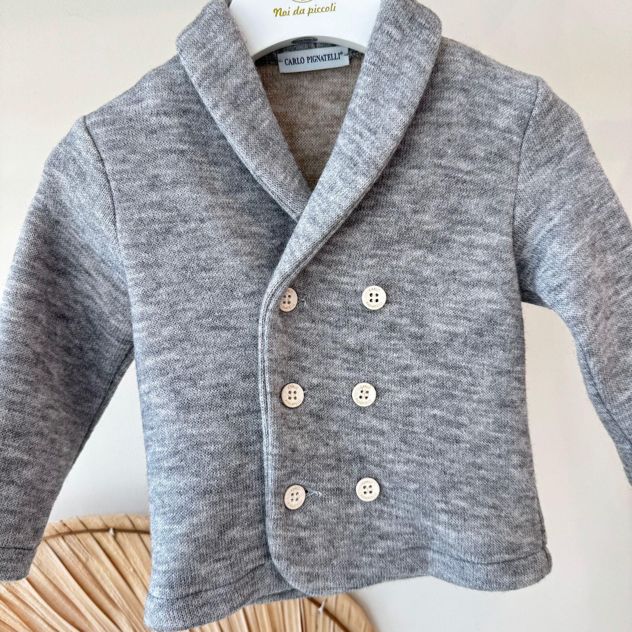 GOLFINO COTONE CALDO Grigio