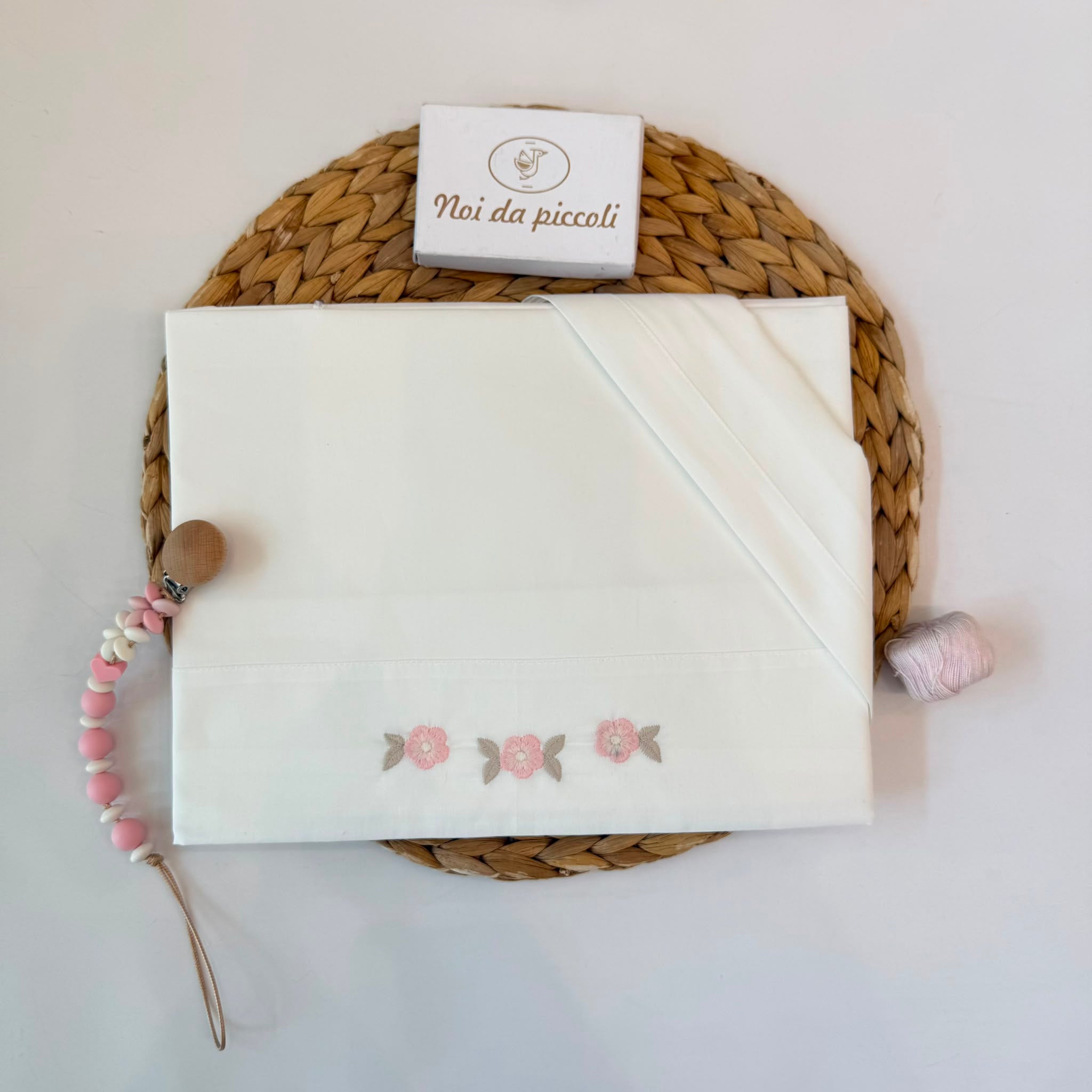 SET LENZUOLA IN COTONE CALDO ROSA