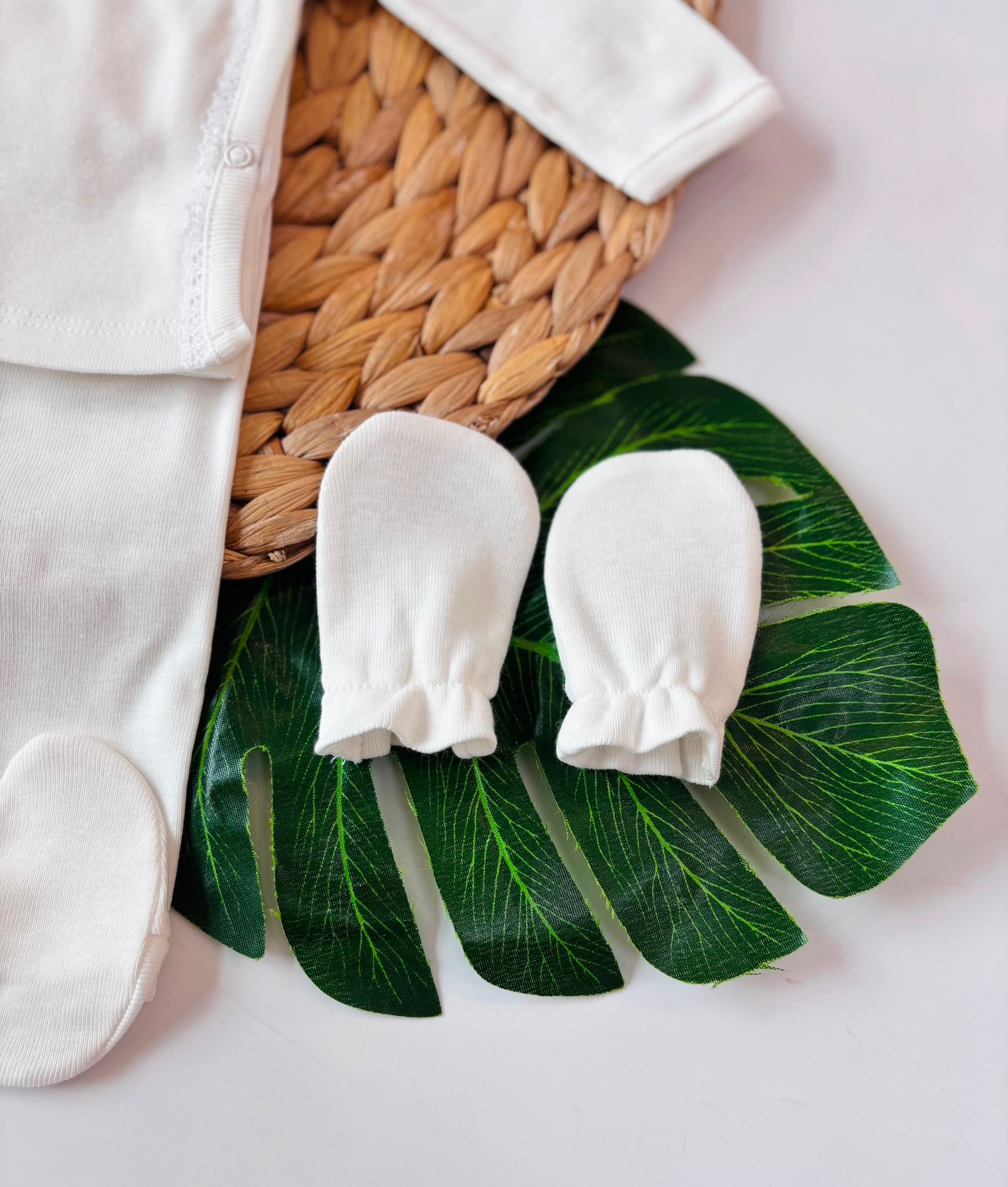 SET NASCITA COTONE CALDO BIANCO