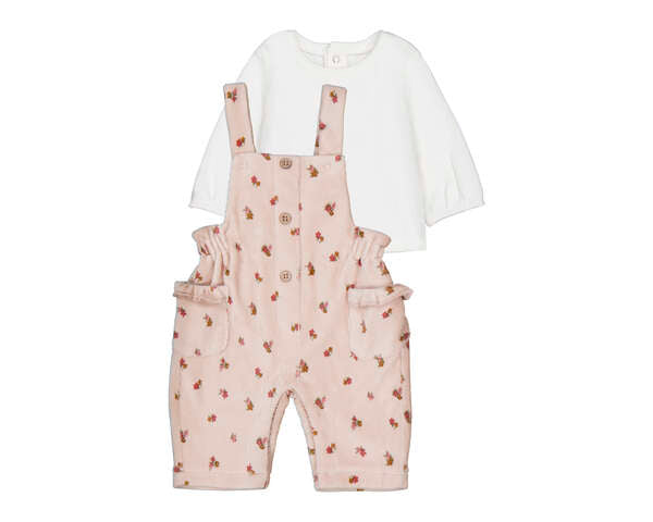 COMPLETO COTONE CALDO ROSA