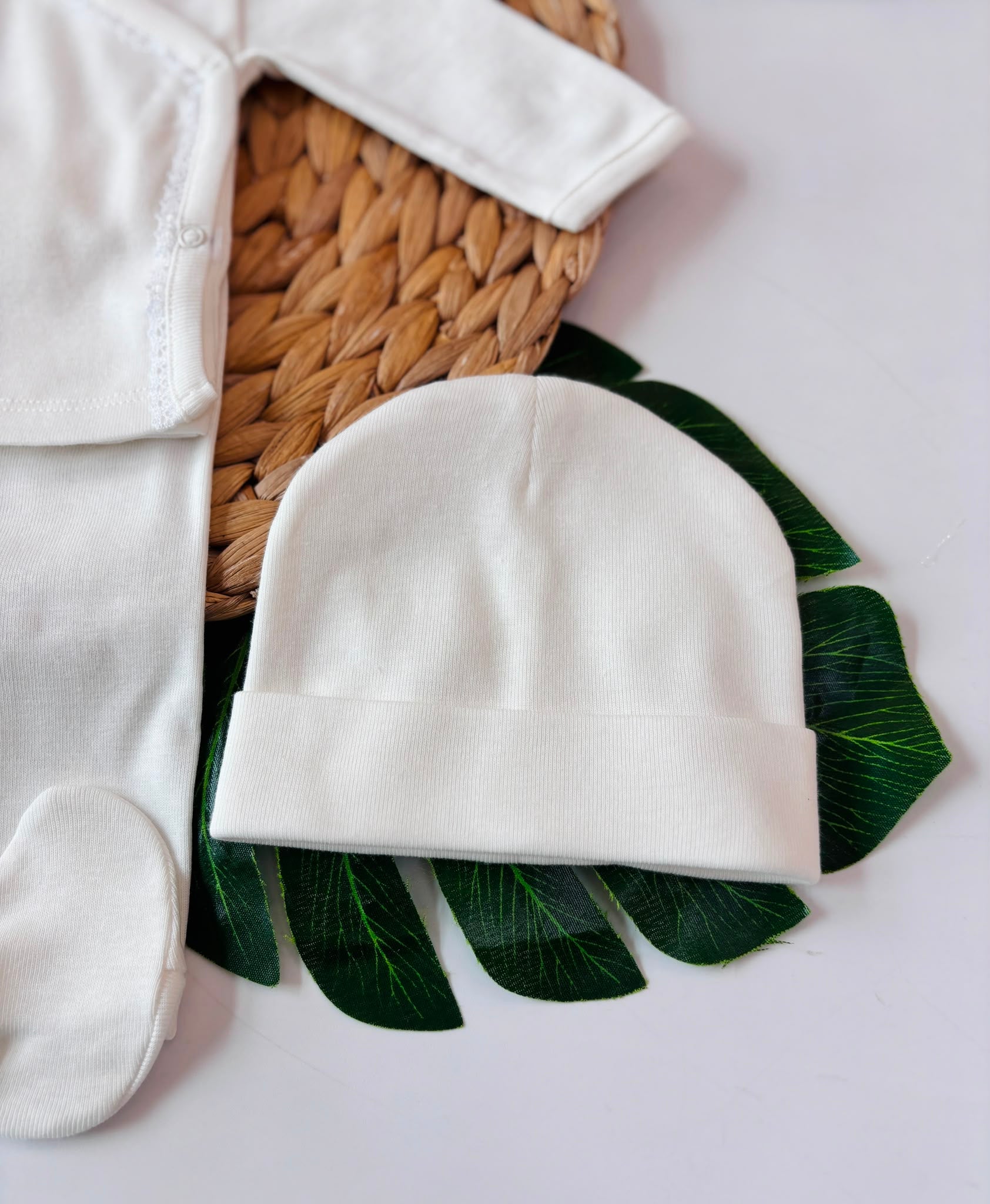 SET NASCITA COTONE CALDO BIANCO