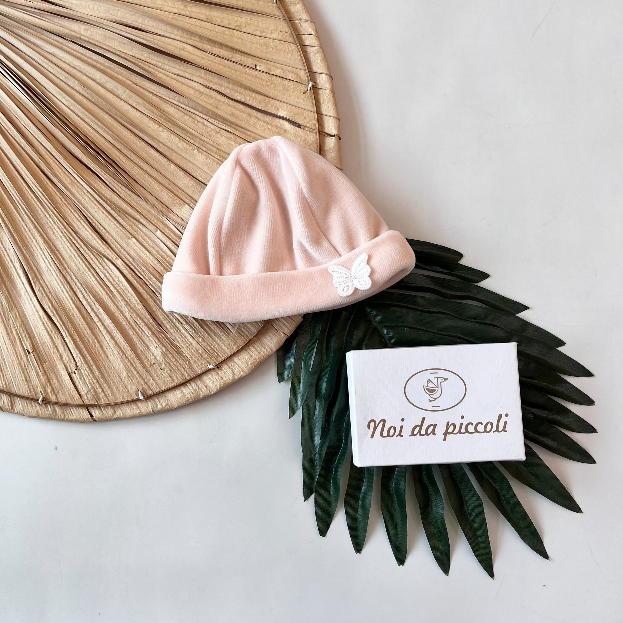 CAPPELLO IN CINIGLIA BUTTERFLY ROSA