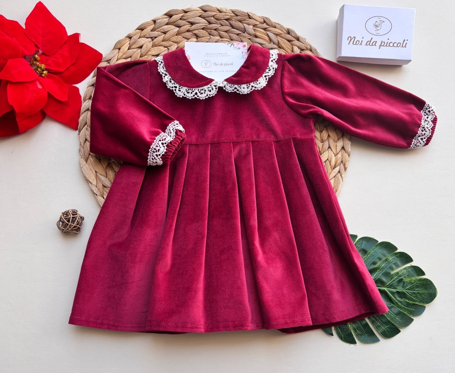 VESTINA COTONE CALDO ROSSO