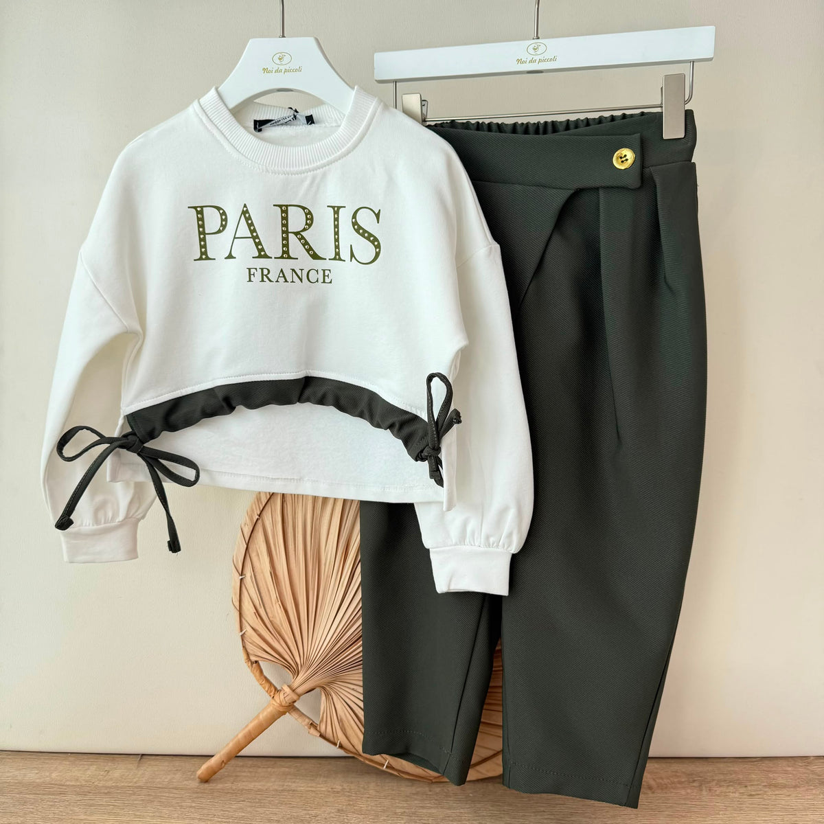 COMPLETO Parisienne Style VERDE PANNA