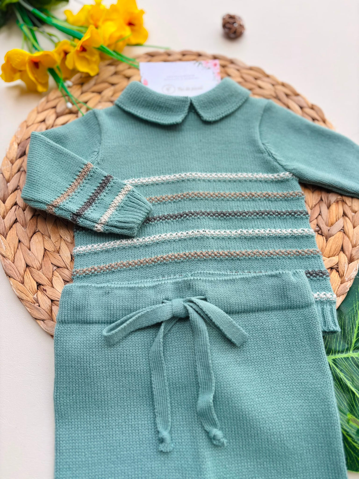 completo 3 pz FILATO CALDO VERDE