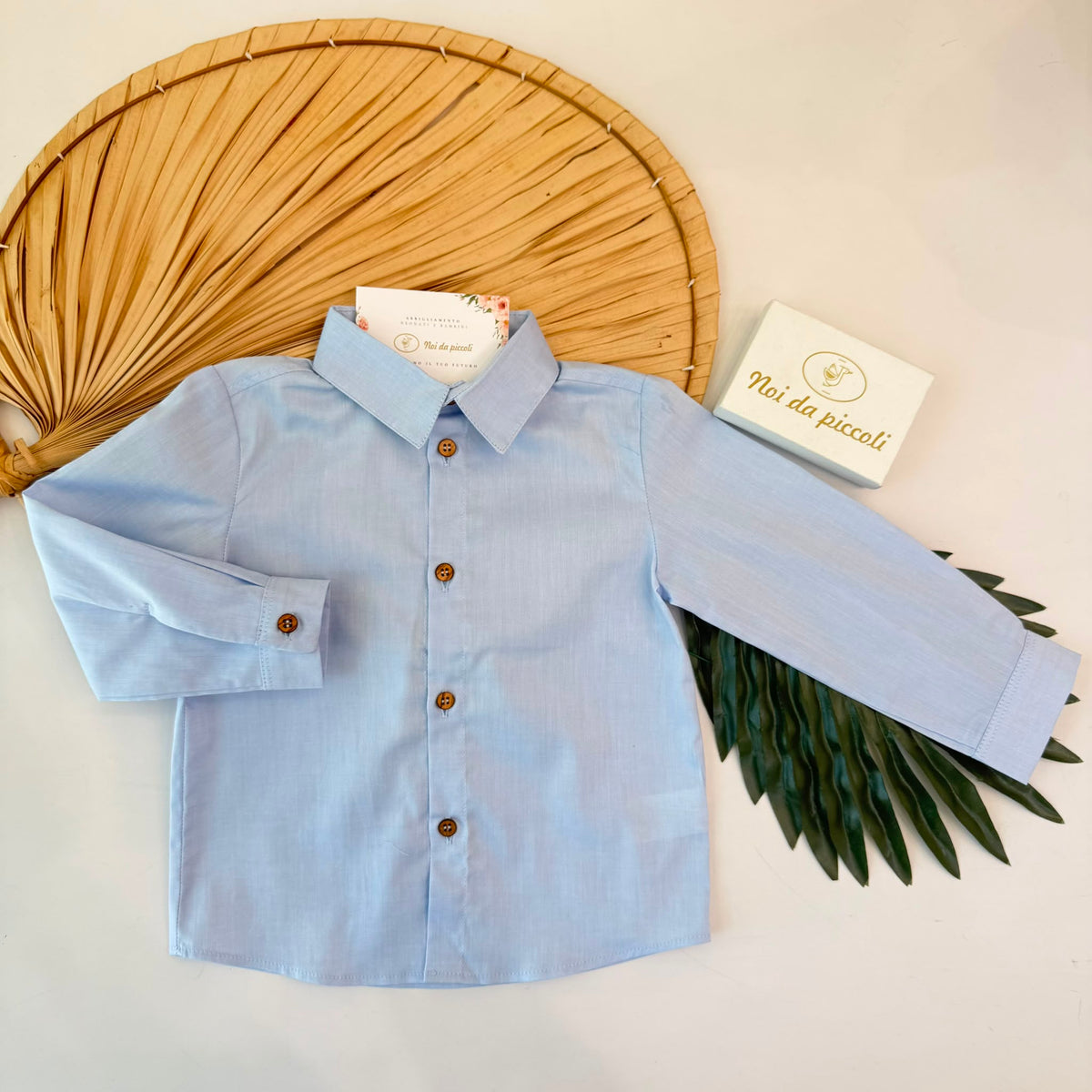 CAMICIA IN COTONE CALDO CIELO