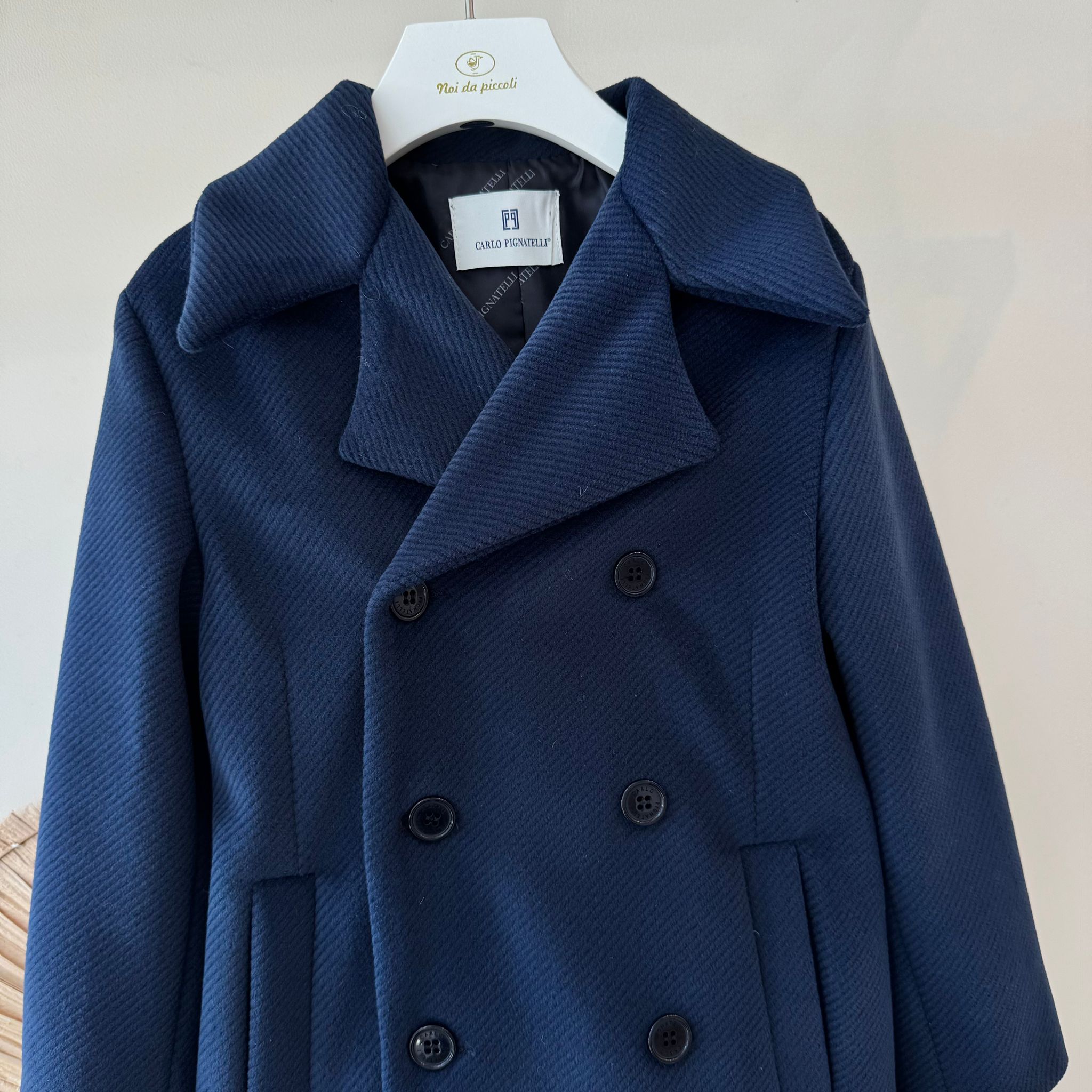 CAPPOTTO IN PANNO BLU