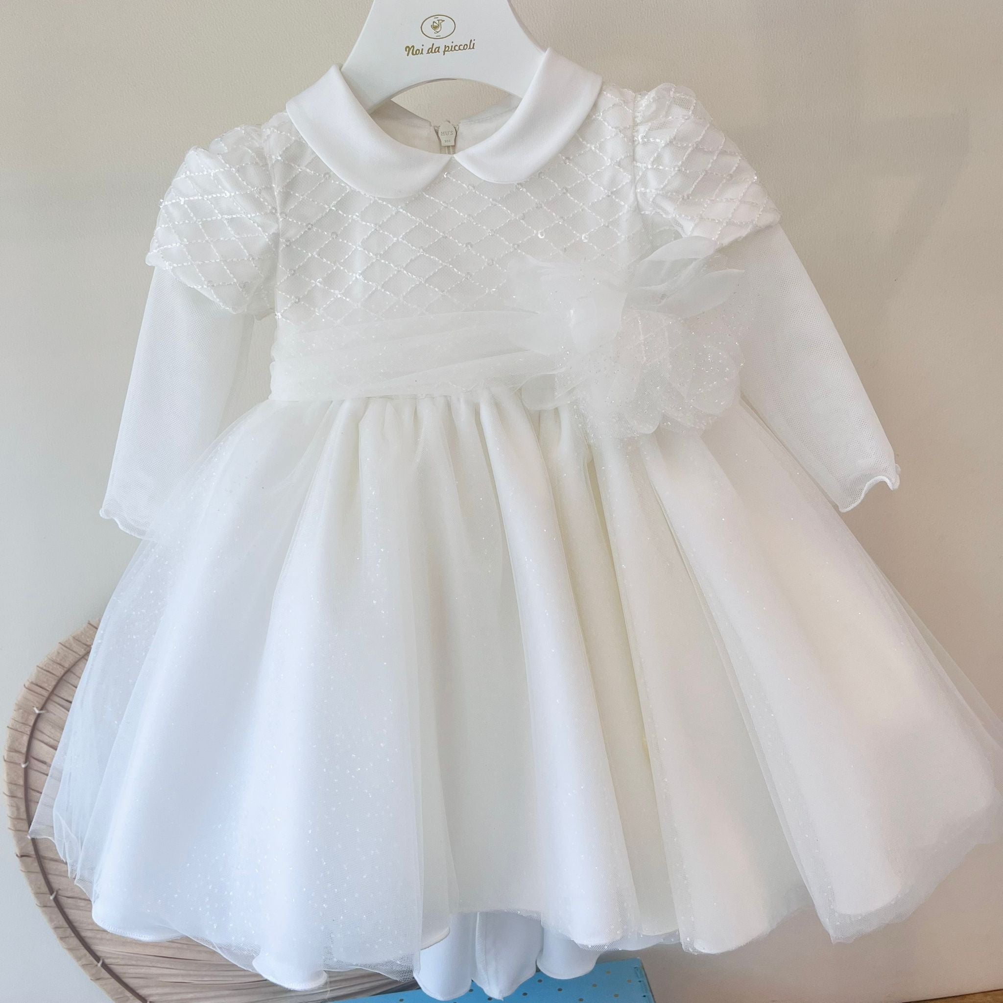 ABITO MATELASSE' BIANCO