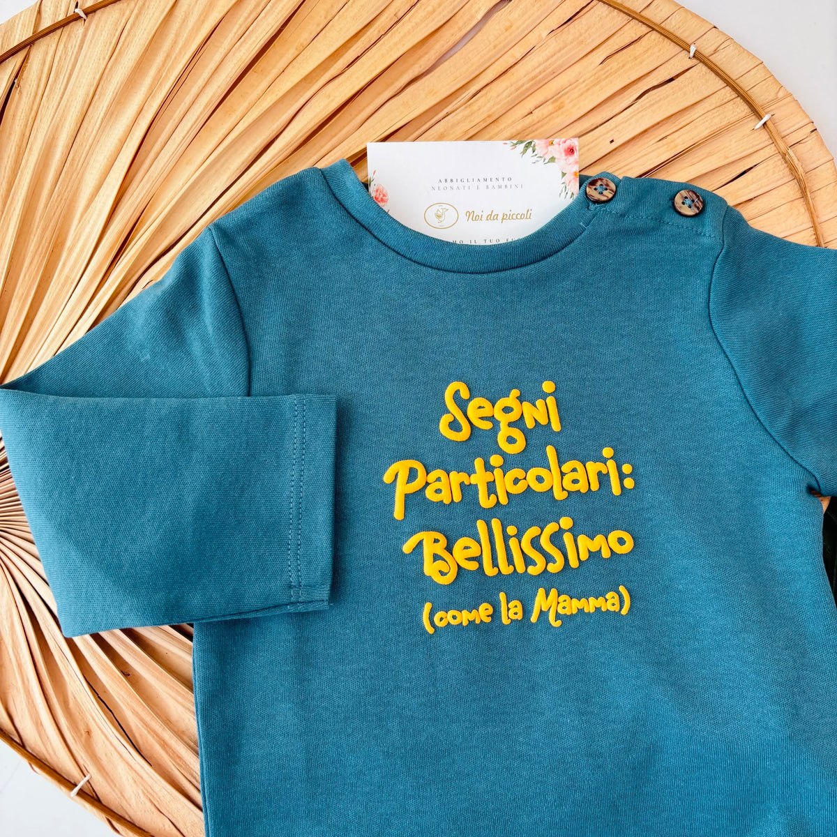 MAGLIA IN COTONE CALDO AZZURRO
