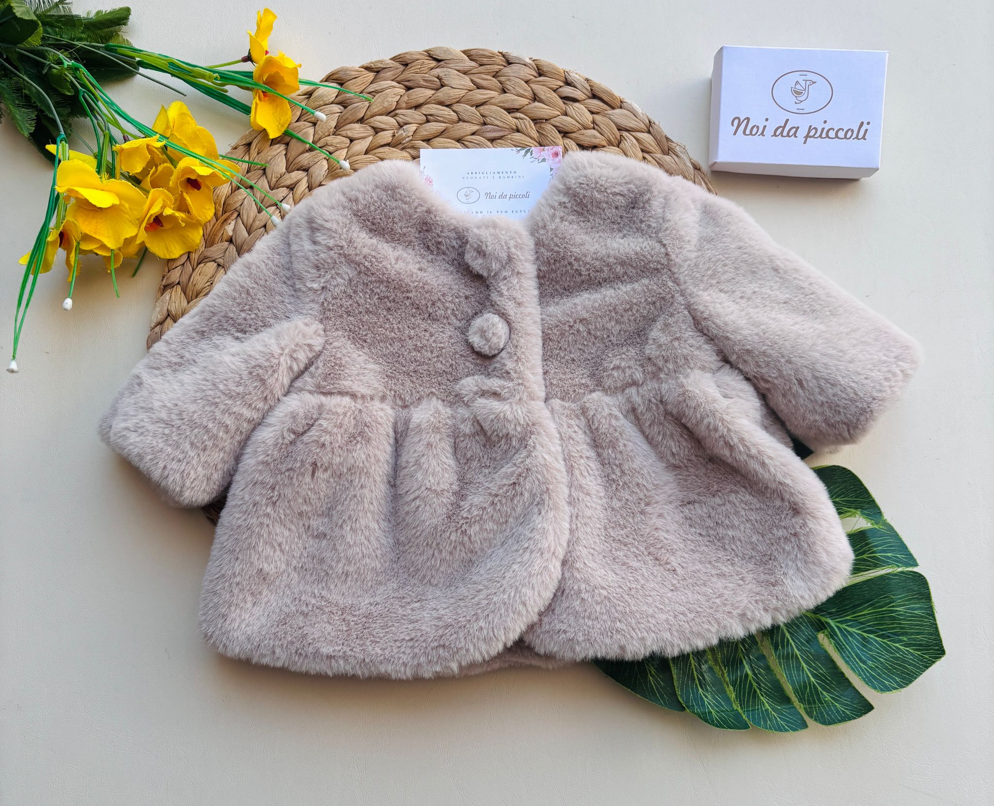 CAPPOTTINO IN ECOPELLICIA  BEIGE