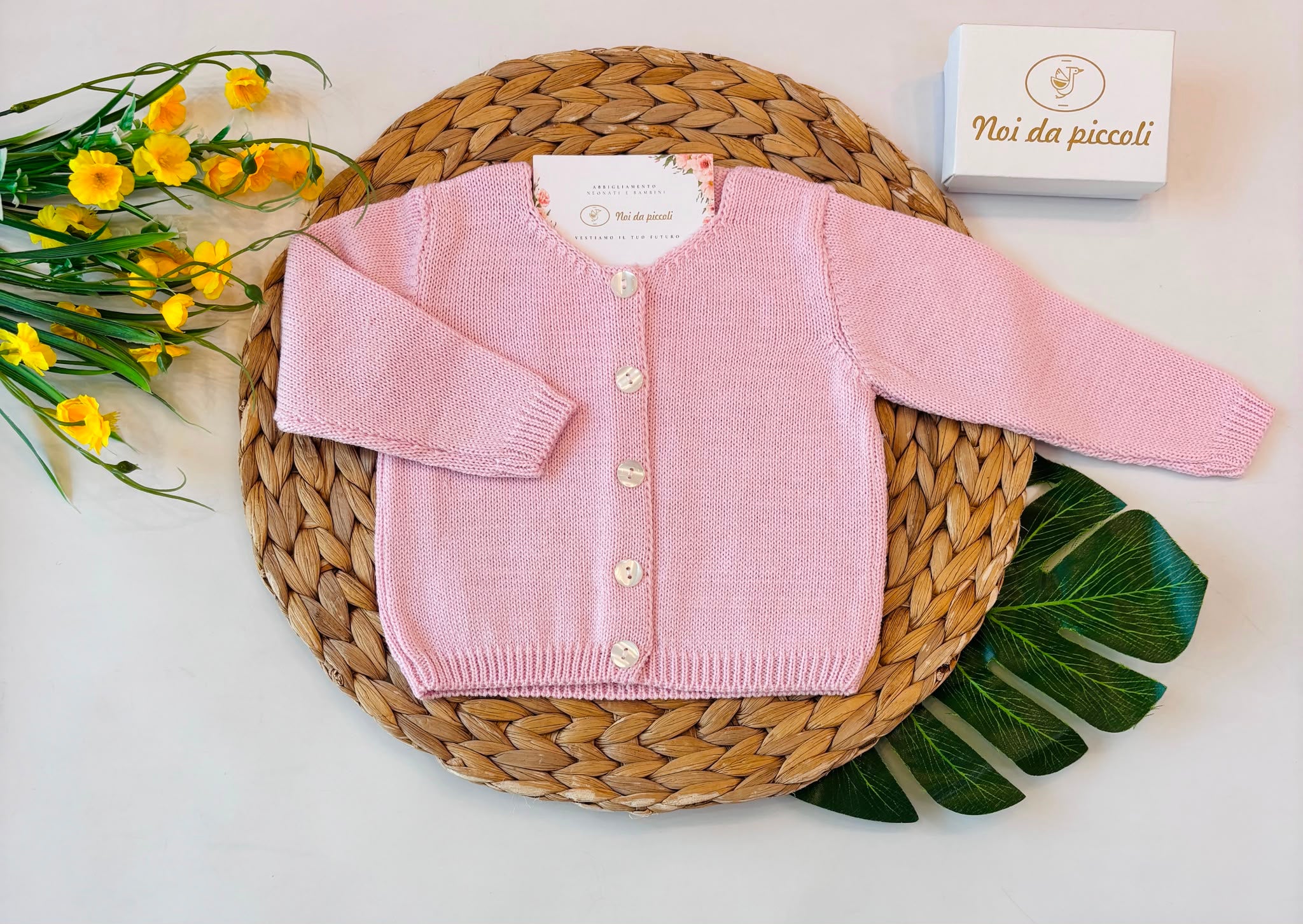 GOLFINO IN LANA ROSA