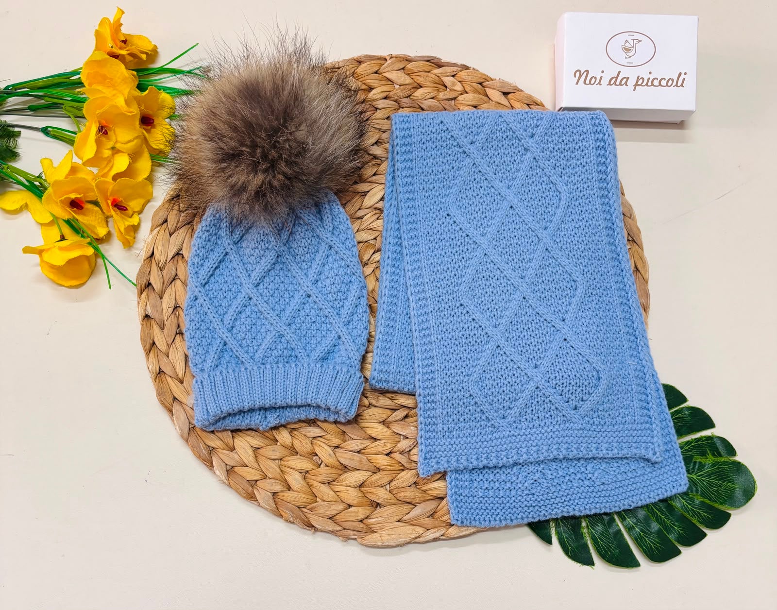SET 2 PZ FILATO CALDO CIELO