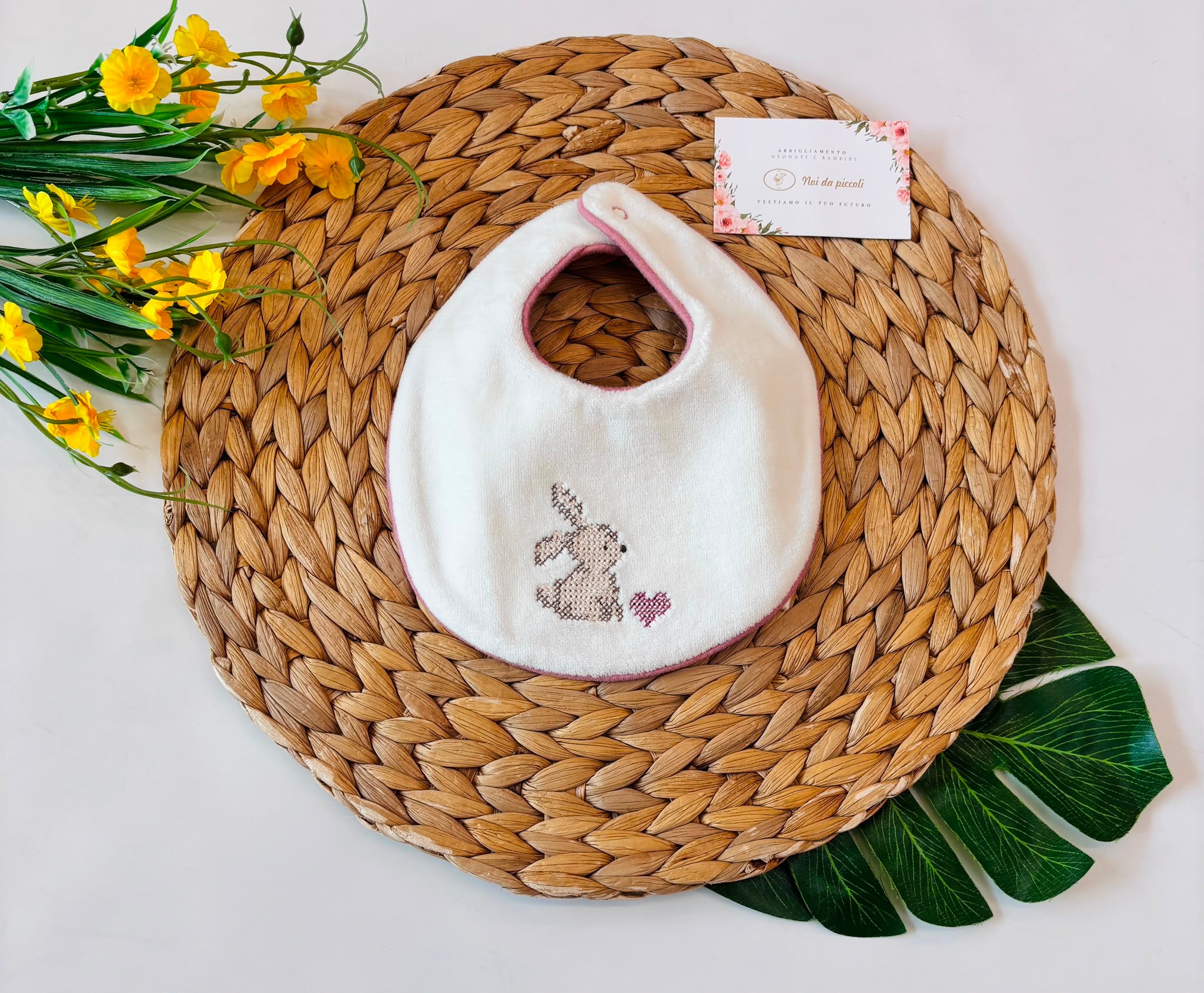 BAVETTA COTONE CALDO BIANCO