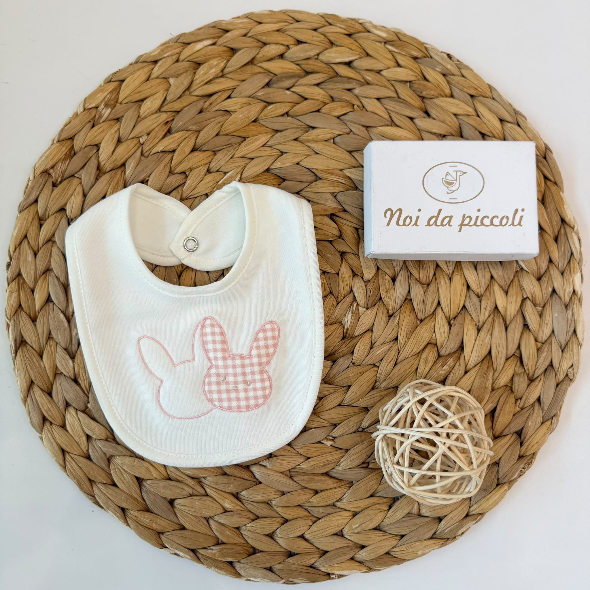 BAVETTA IN COTONE CALDO ROSA